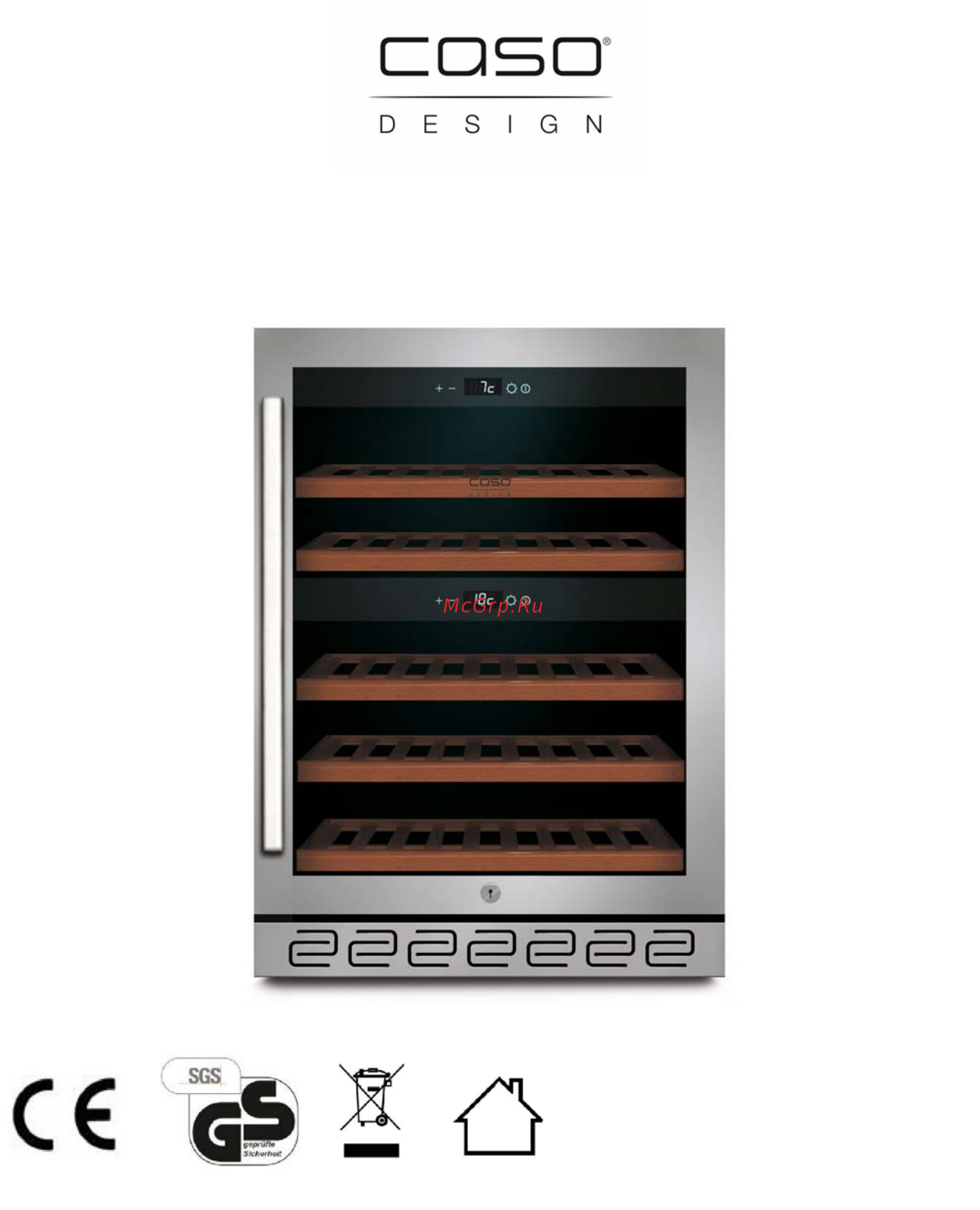 Caso 772 WineChef Pro 40 Инструкция по эксплуатации онлайн