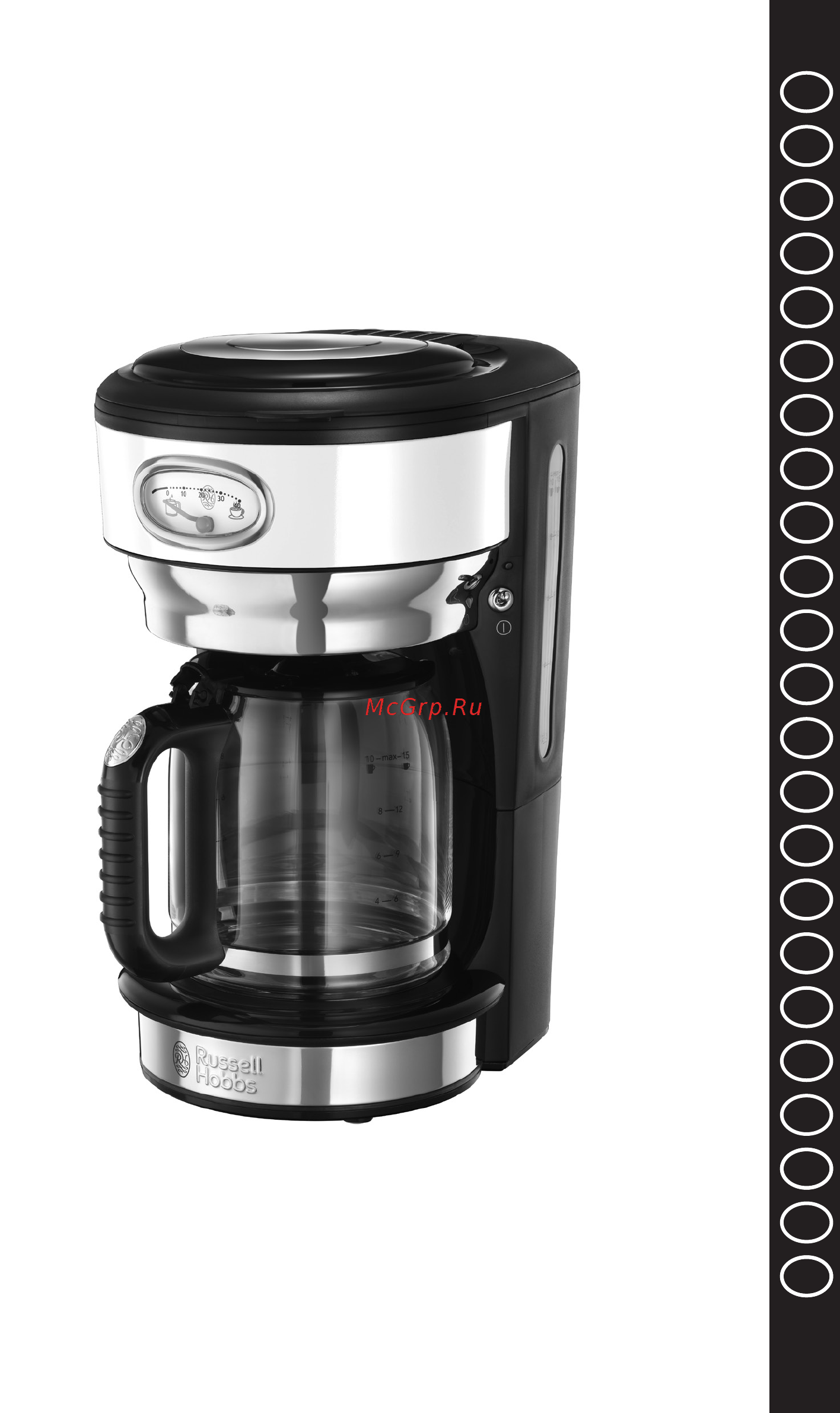 Russell Hobbs 21703-56 (Retro Coffee Maker - White) Инструкция по эксплуатации онлайн