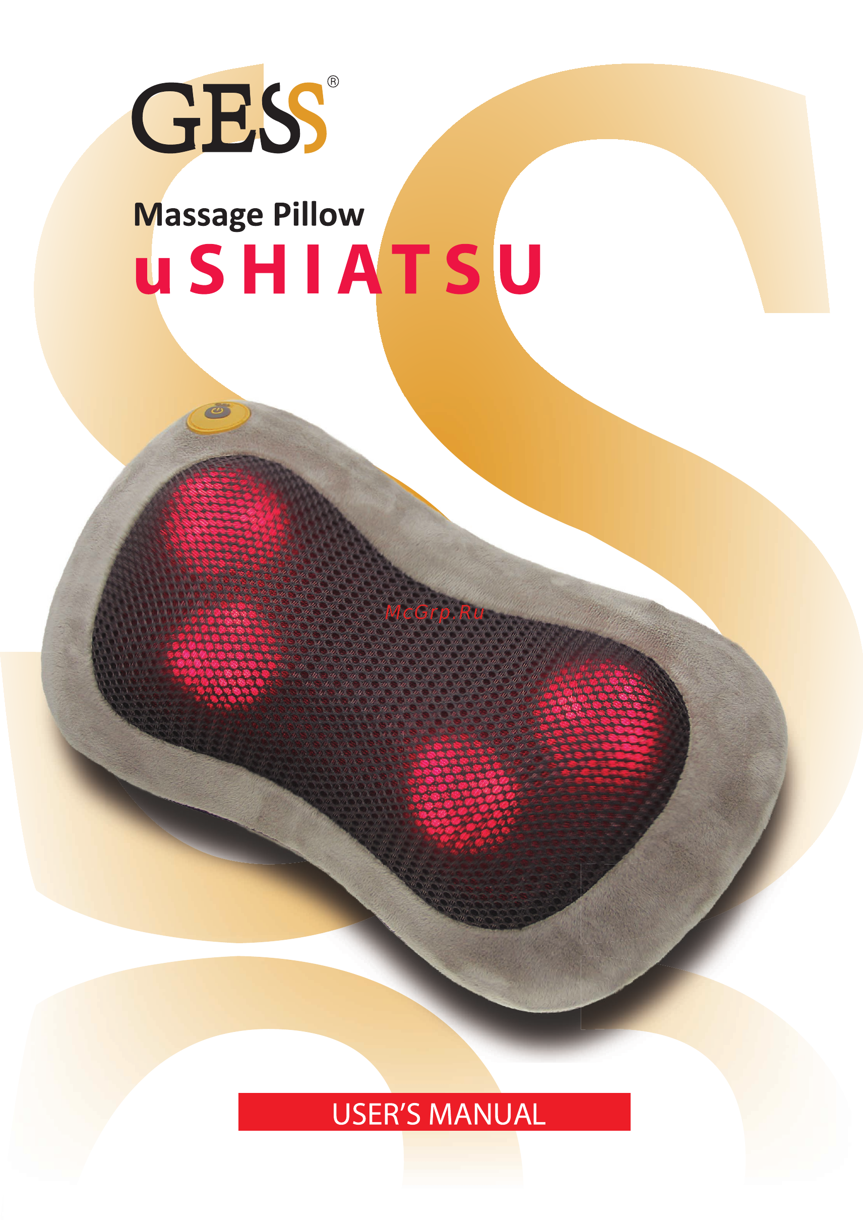 Gess uShiatsu Инструкция по эксплуатации онлайн