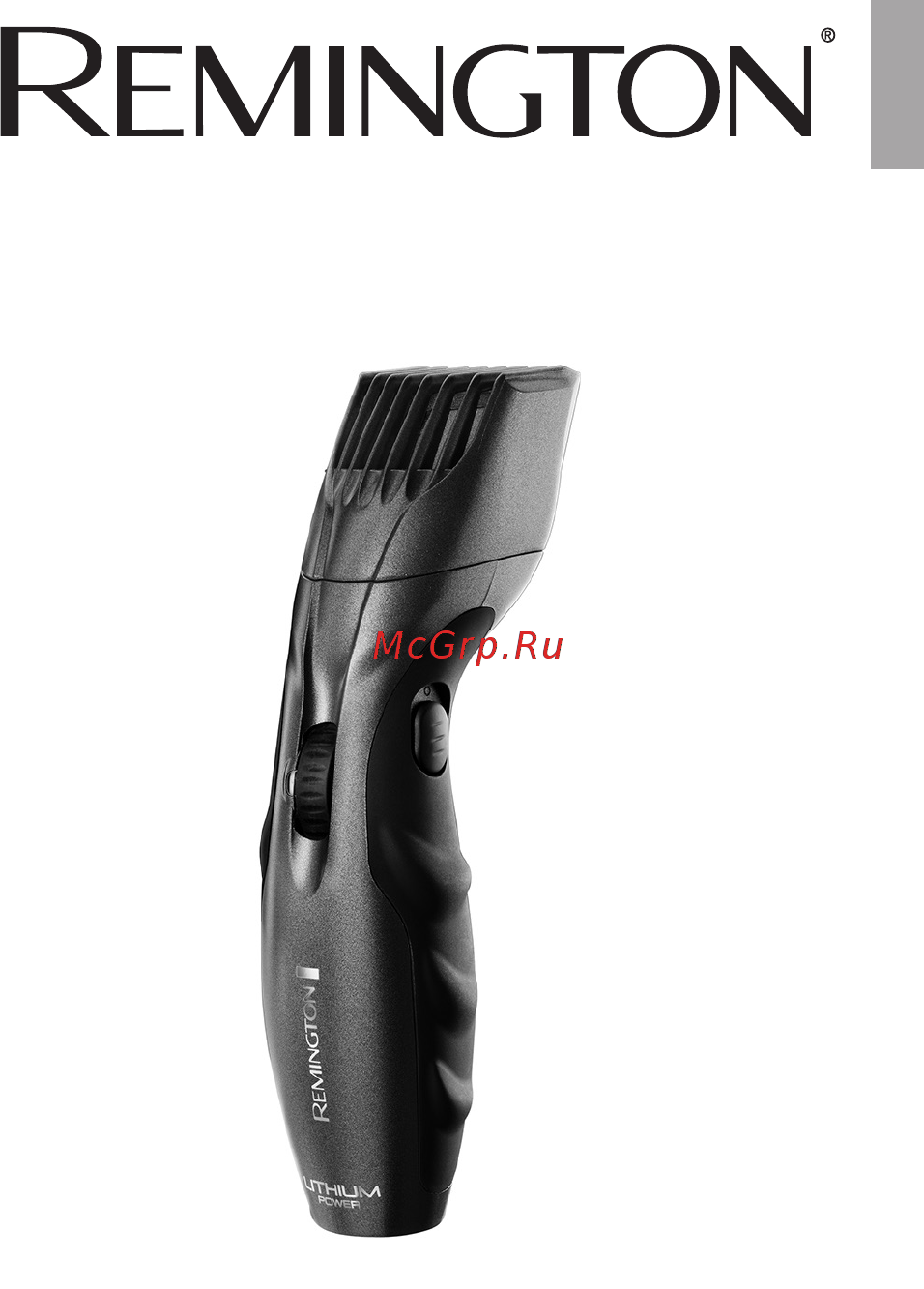Remington LITHIUM BARBA BEARD MB350L Инструкция по эксплуатации онлайн