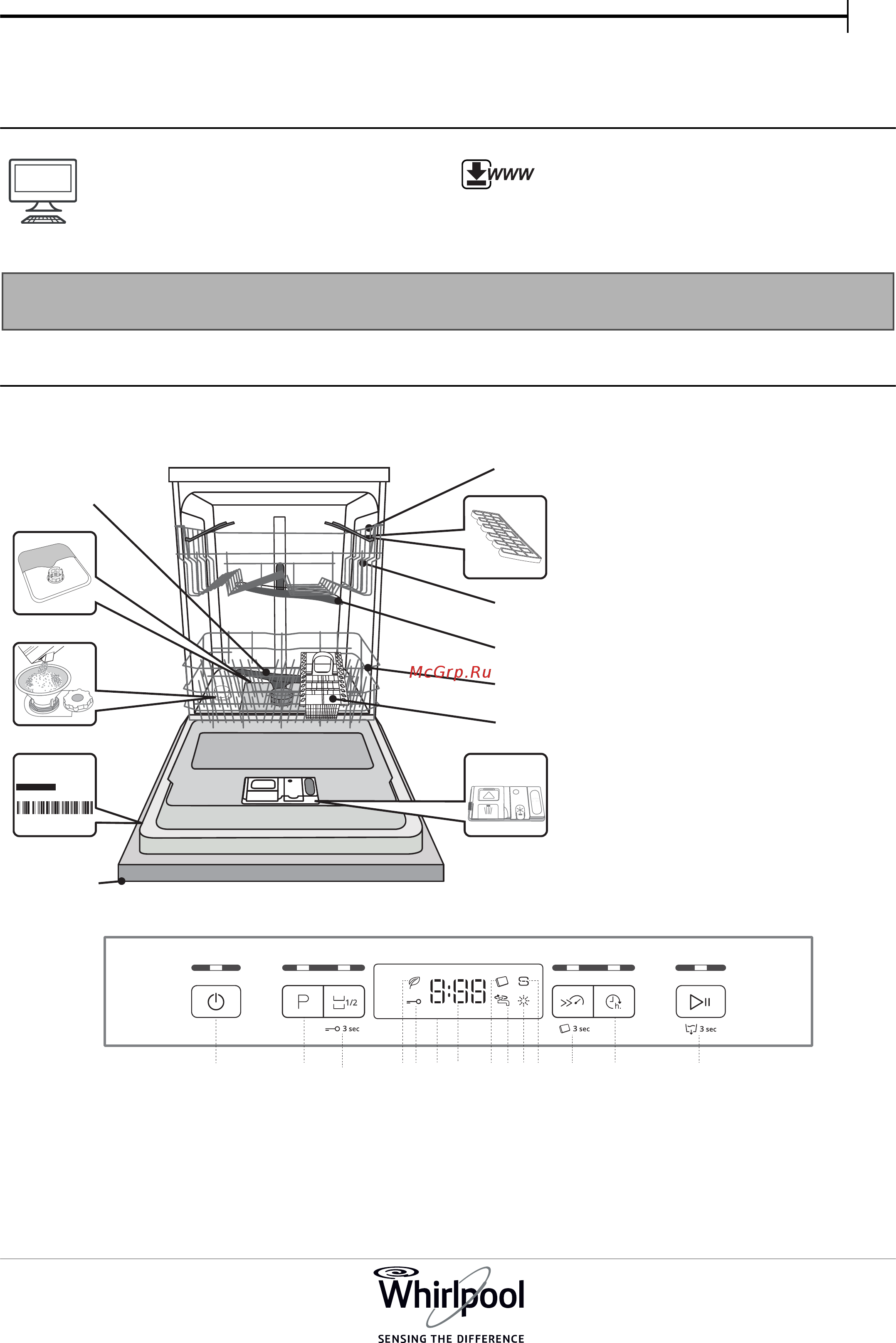 Whirlpool WFC 3B+26 Инструкция по эксплуатации онлайн
