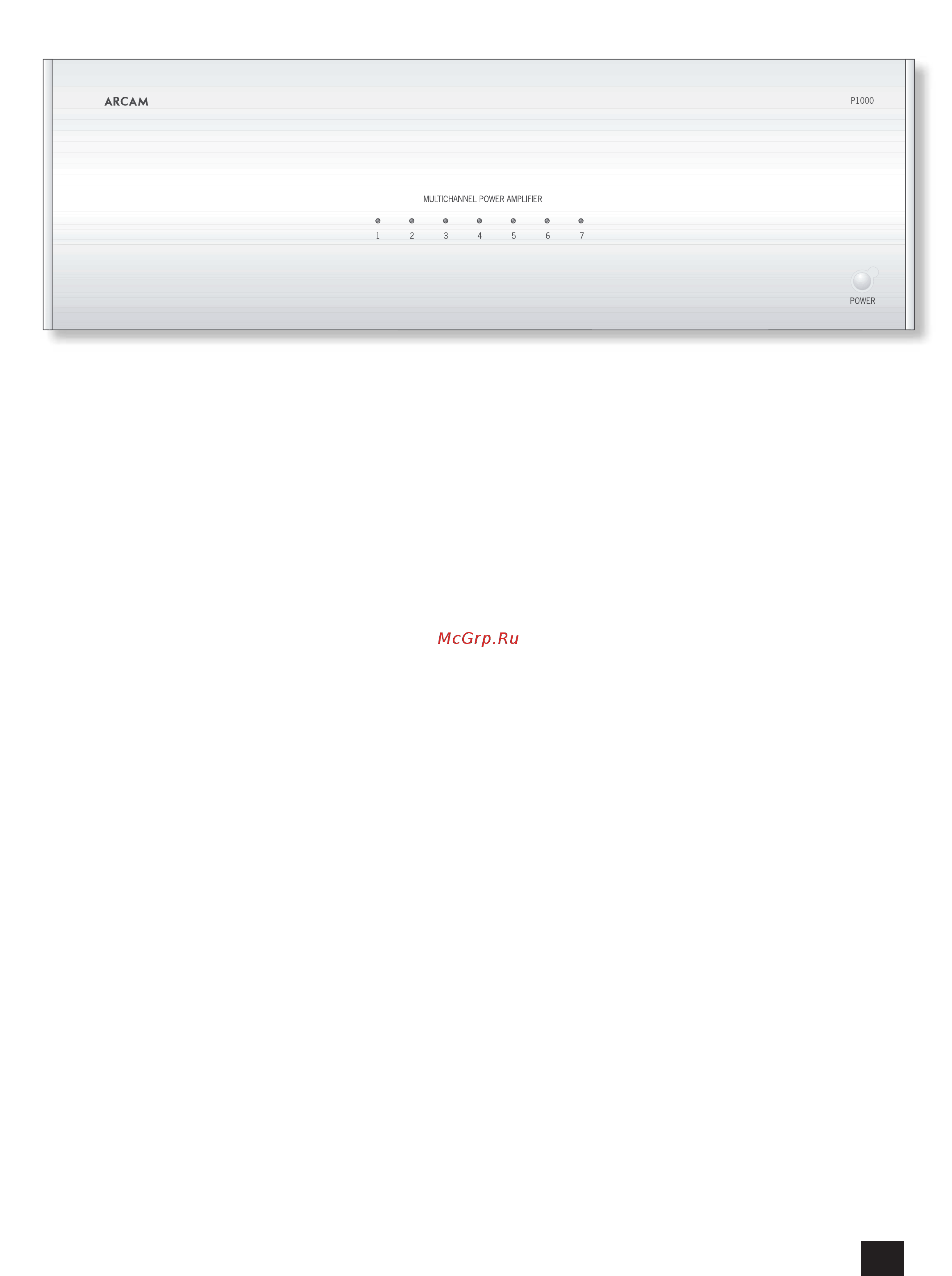 Arcam Diva P1000 B [5/11] Управление