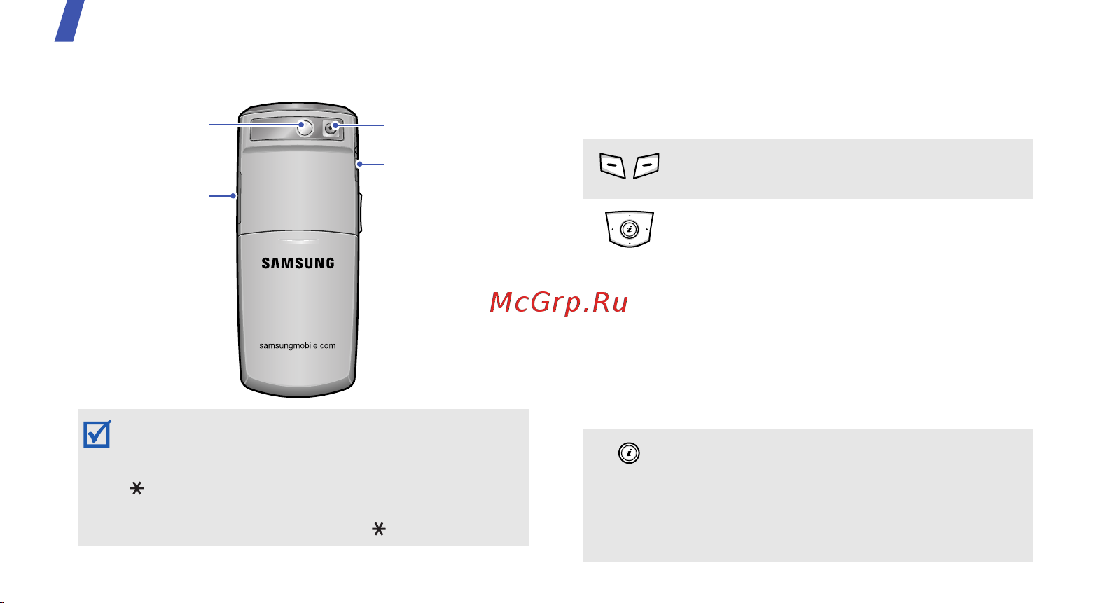 Samsung SGH-E200 [10/54] Клавиши и значки