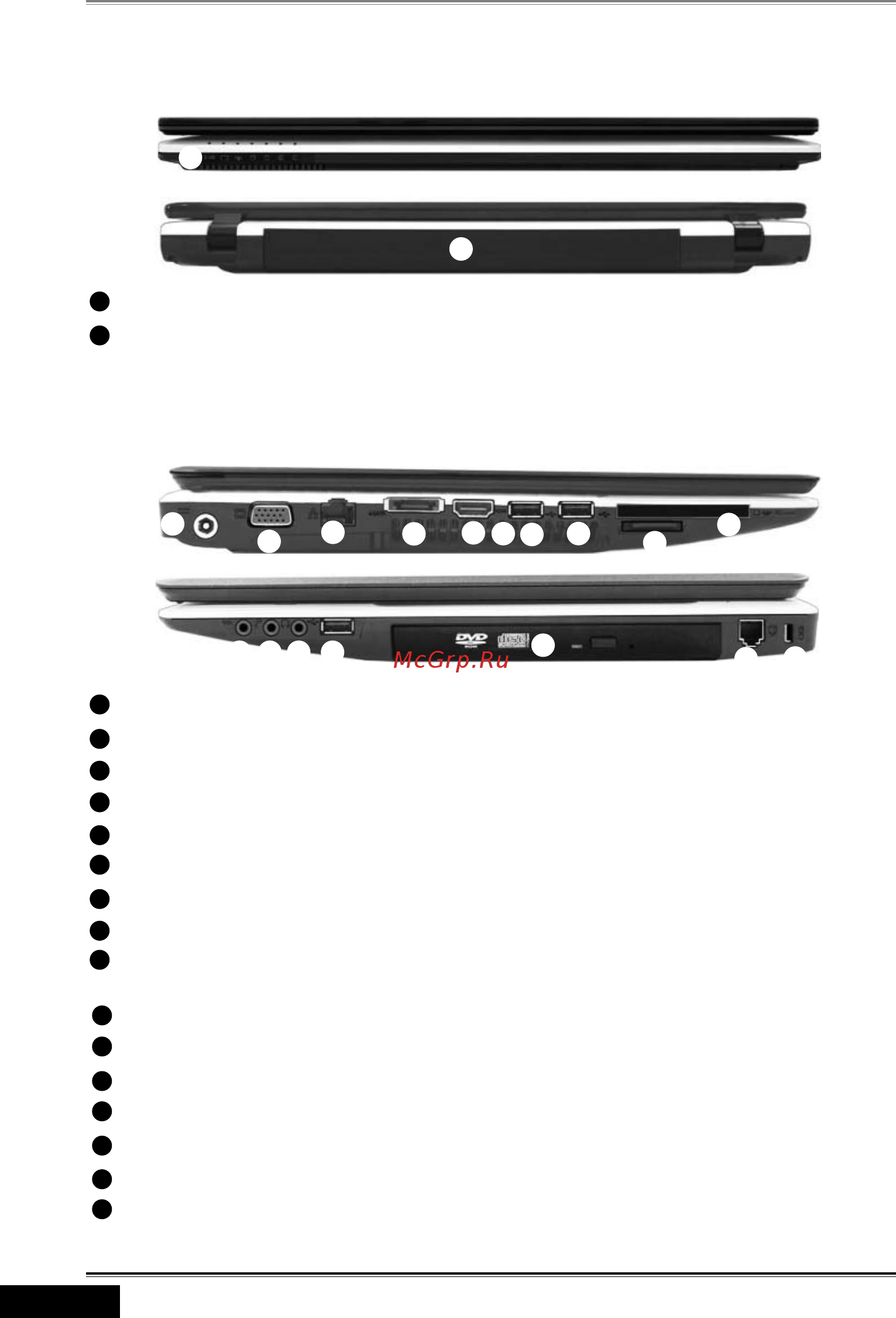 Irbis M533MV ZM80 [8/32] Отверстие для замка безопасности