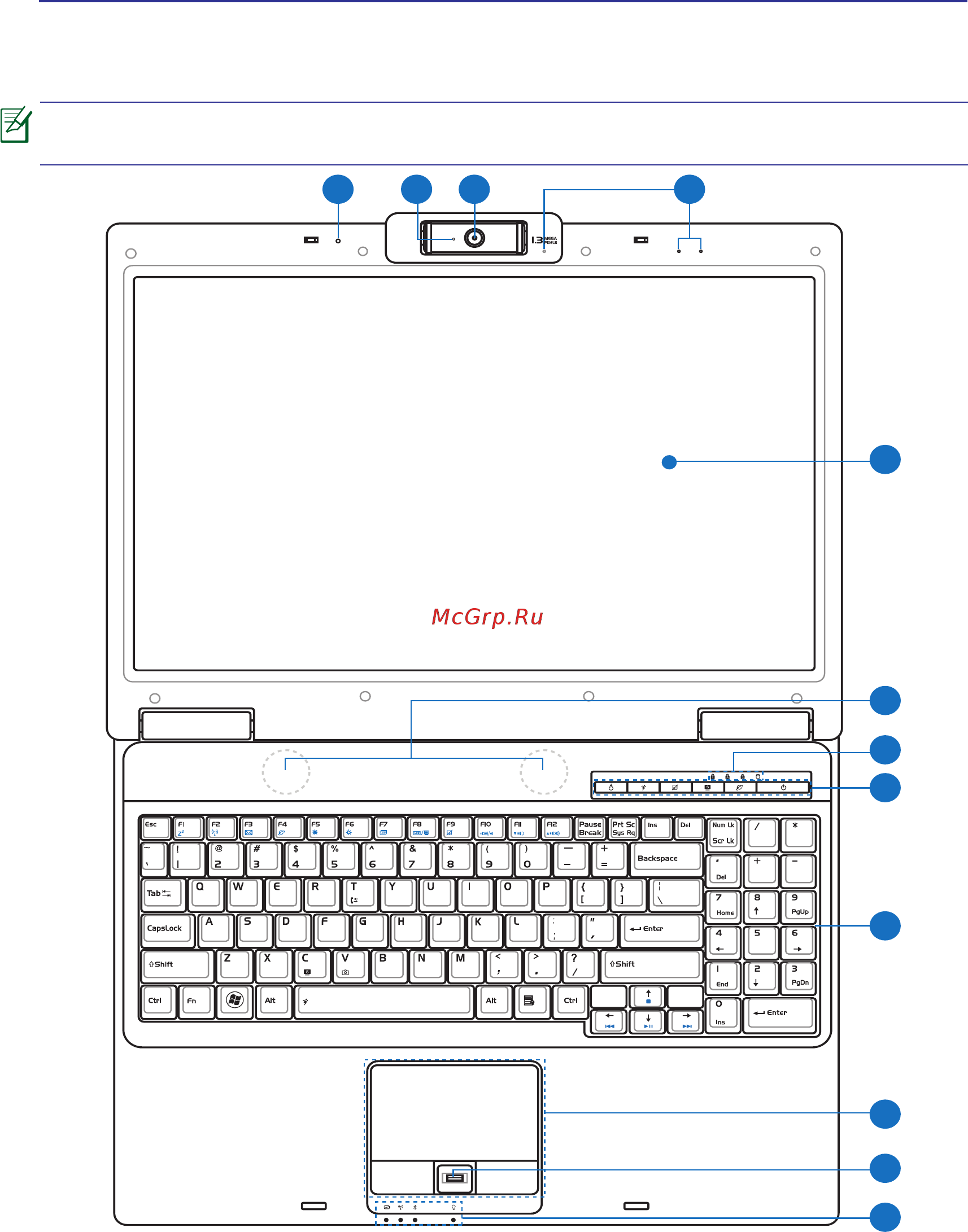 Asus M51Tr QL-60 [12/88] Ерхняя сторона