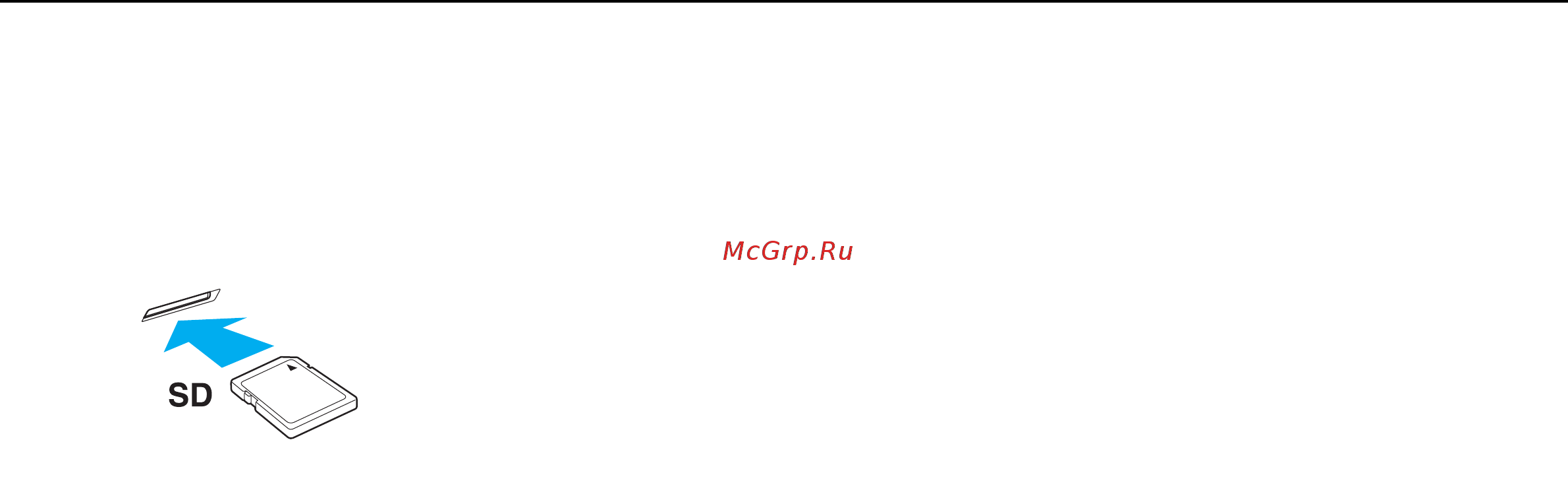 Sony VPC-M13M1R/P Pink [40/133] Процедура установки карты памяти sd