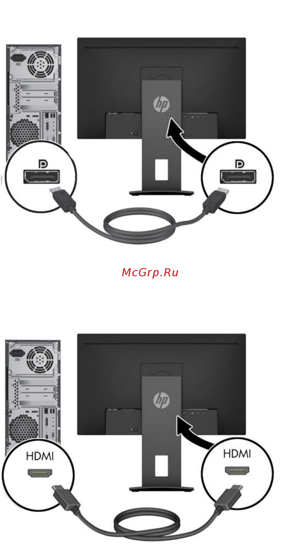 HP EliteDisplay E230t (W2Z50AA) Инструкция по эксплуатации онлайн [14/44] 350303