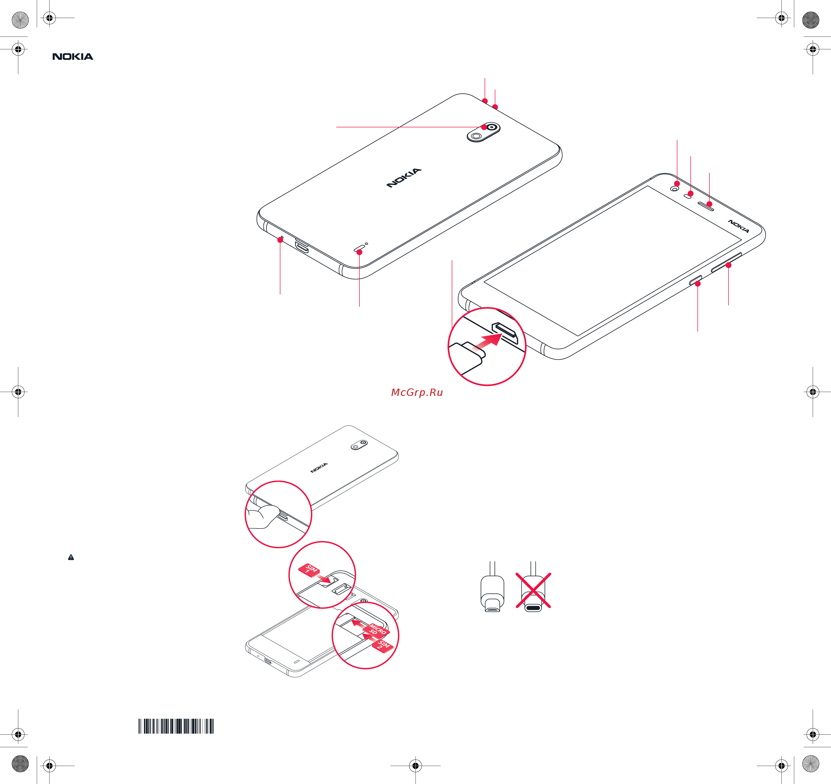 Nokia 2 DS Copper (TA-1029) Инструкция по эксплуатации онлайн