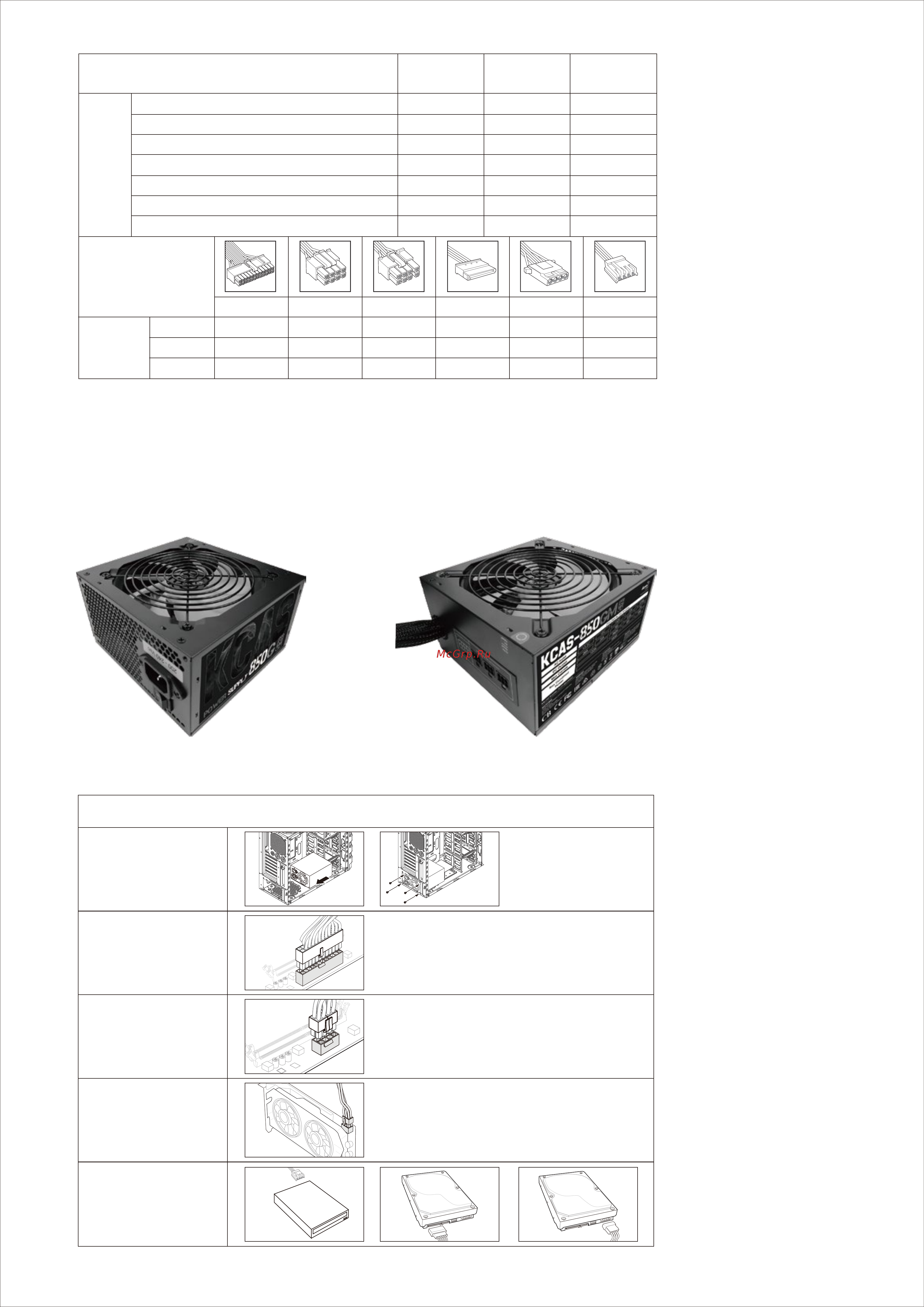 Aerocool KCAS-750GM [2/2] Инструкция по установке