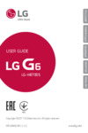 LG G6a Blue (H870S) Инструкция по эксплуатации
