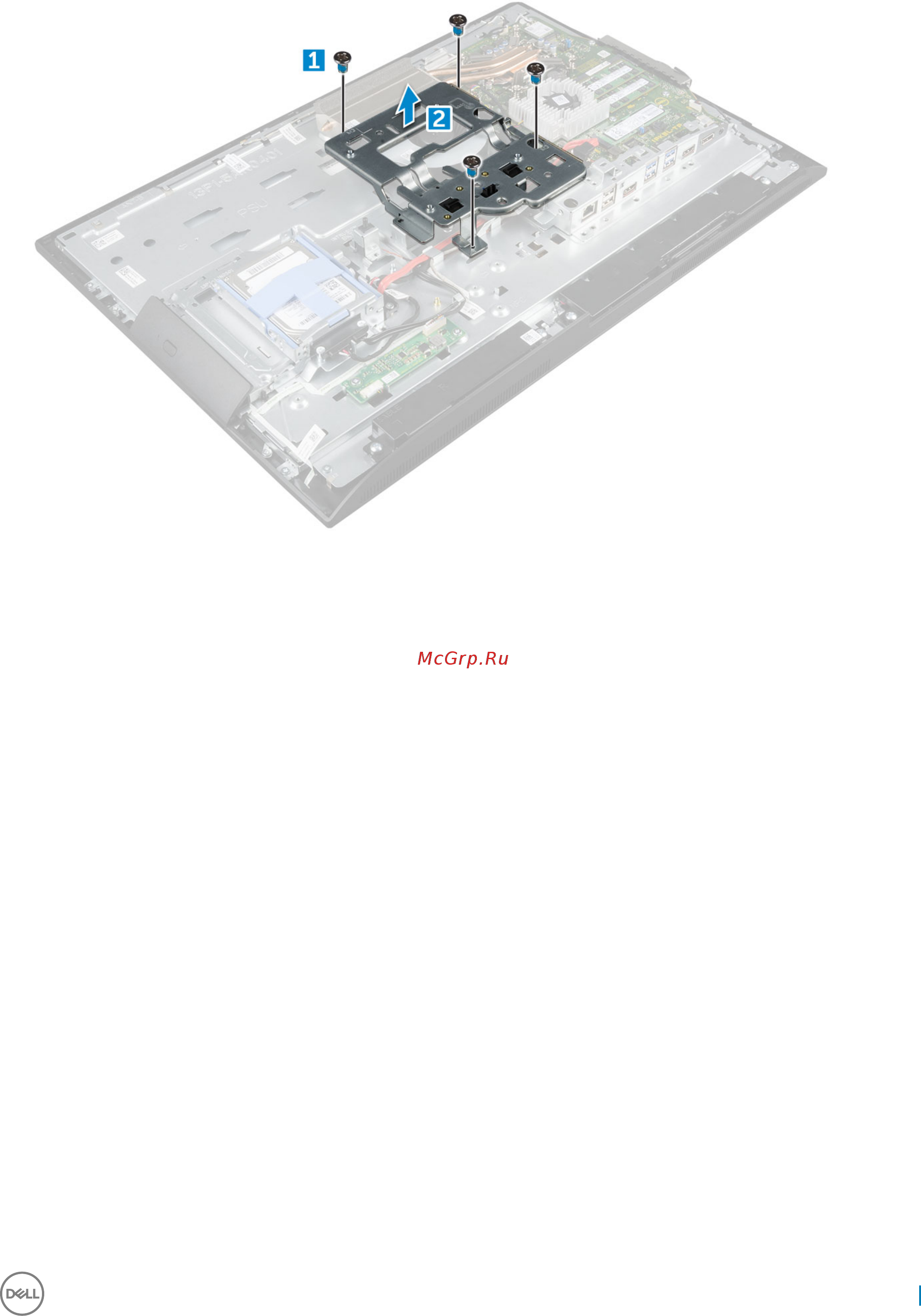 Dell Optiplex 7450-8411 [29/77] Installing the vesa mount bracket