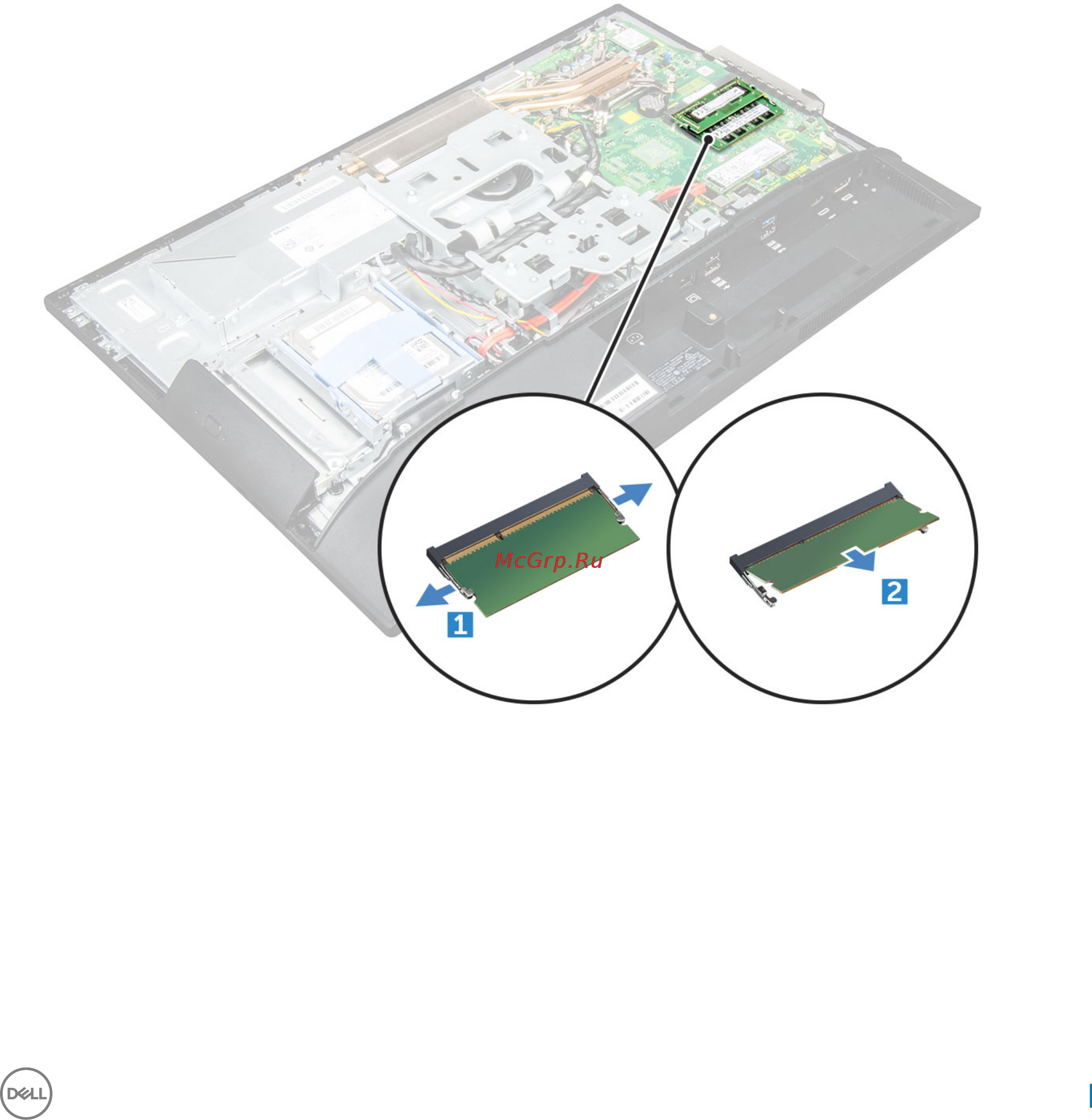 Dell Optiplex 5250-8398 Черный [19/78] Модуль памяти