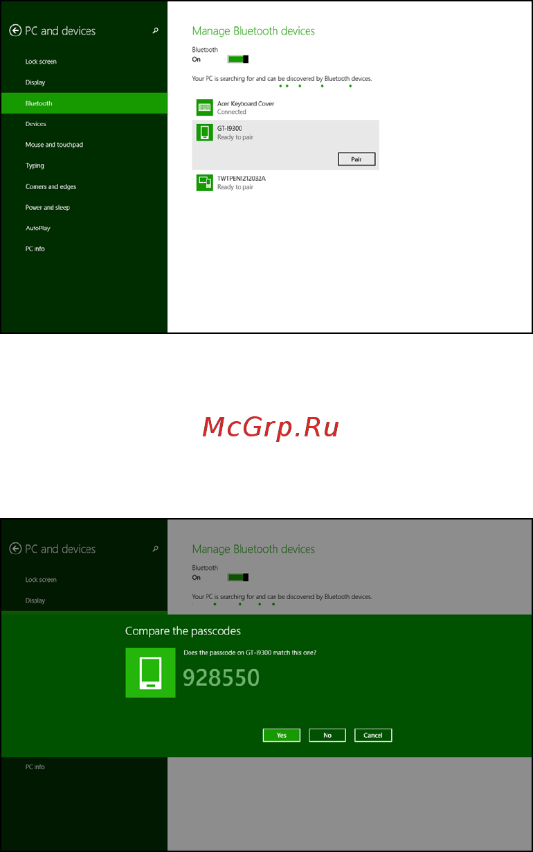 Acer TravelMate TMP278-M-30ZX NX.VBPER.011 Инструкция по эксплуатации онлайн [23/85] 350565