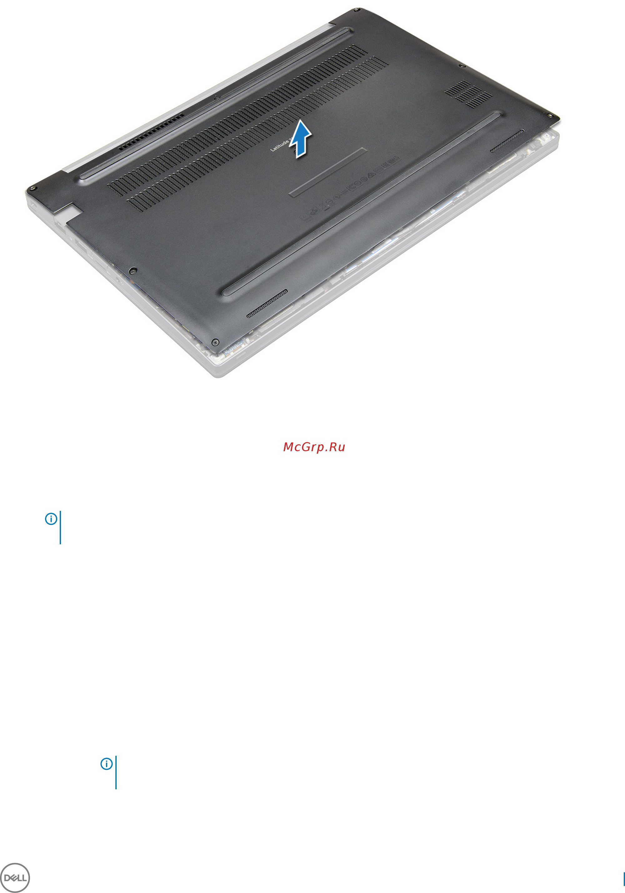 Dell Latitude 7480-8685 [11/61] Установка нижней крышки