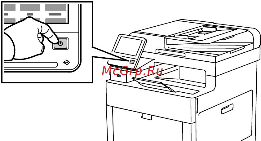 Xerox WorkCentre 6515VDNI Черный, голубой, пурпурный, желтый [47/320] Сброс настроек беспроводной сети