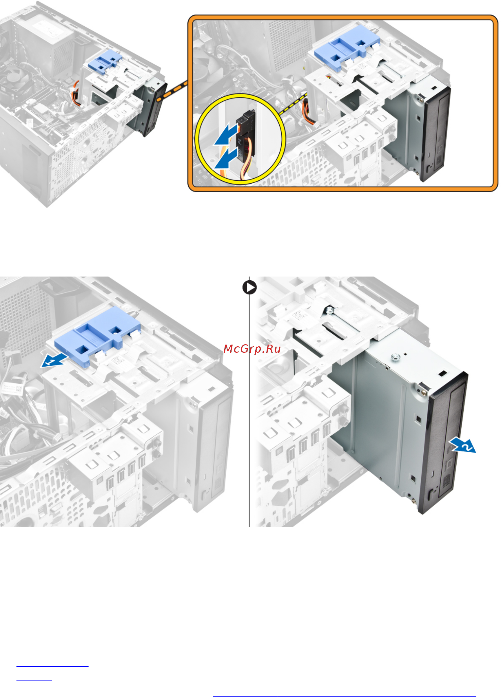 Dell Precision 3620-4483 [11/56] Установка оптического дисковода