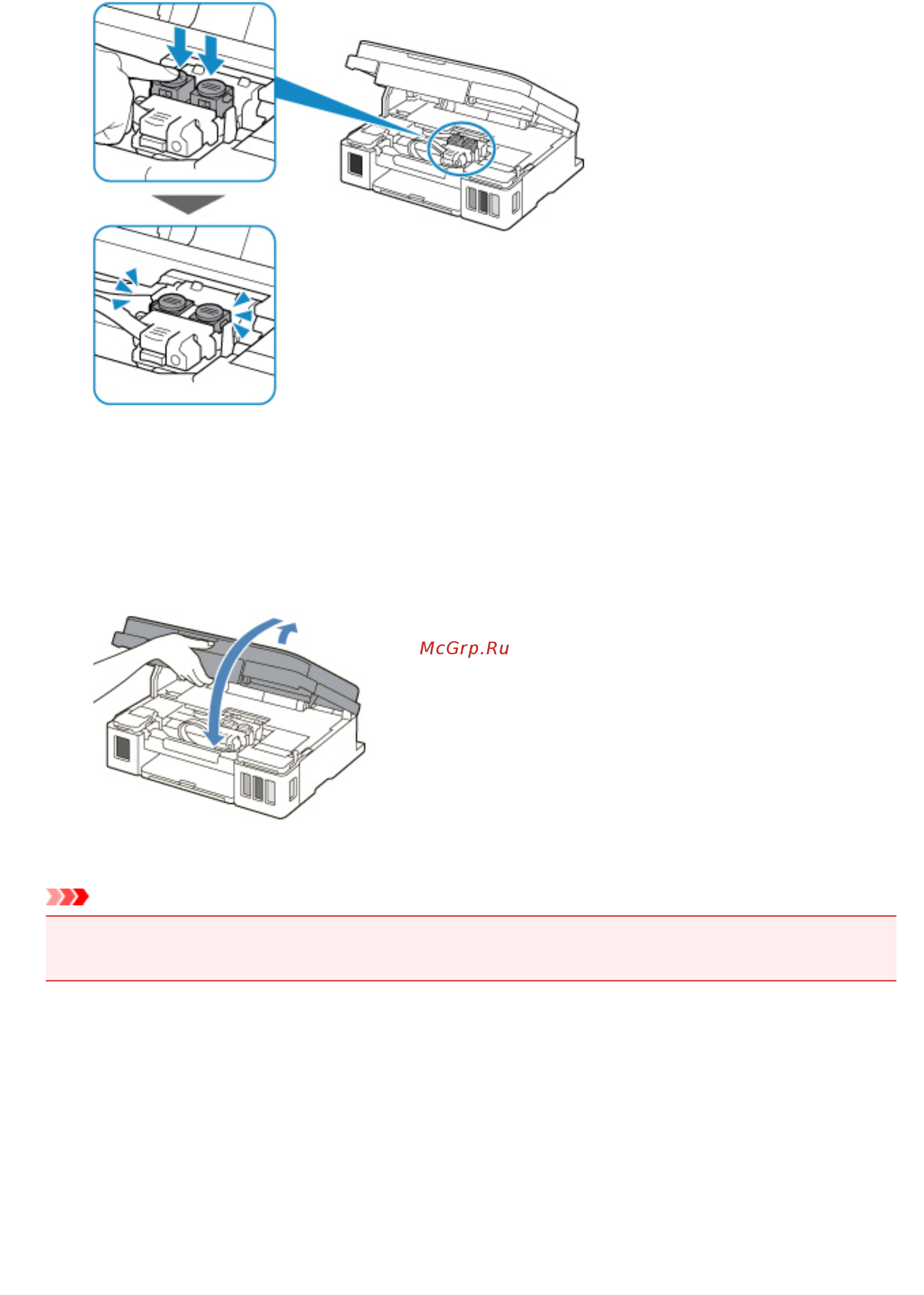 Canon PIXMA G2411 [291/302] Внимание