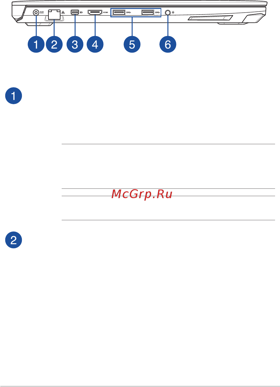 Asus GL503VD-GZ368T HERO [24/110] Левая сторона