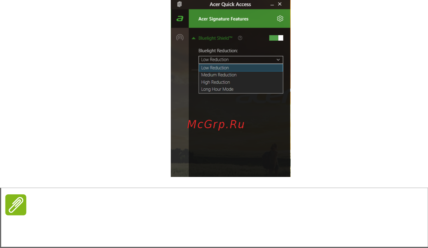 Acer Predator Helios 300 PH317-51-59GZ NH.Q2MER.006 [47/97] Примечание