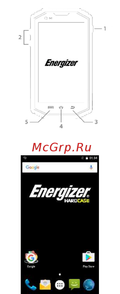 Energizer ENERGY 500 LTE Инструкция по эксплуатации онлайн [2/28] 350916