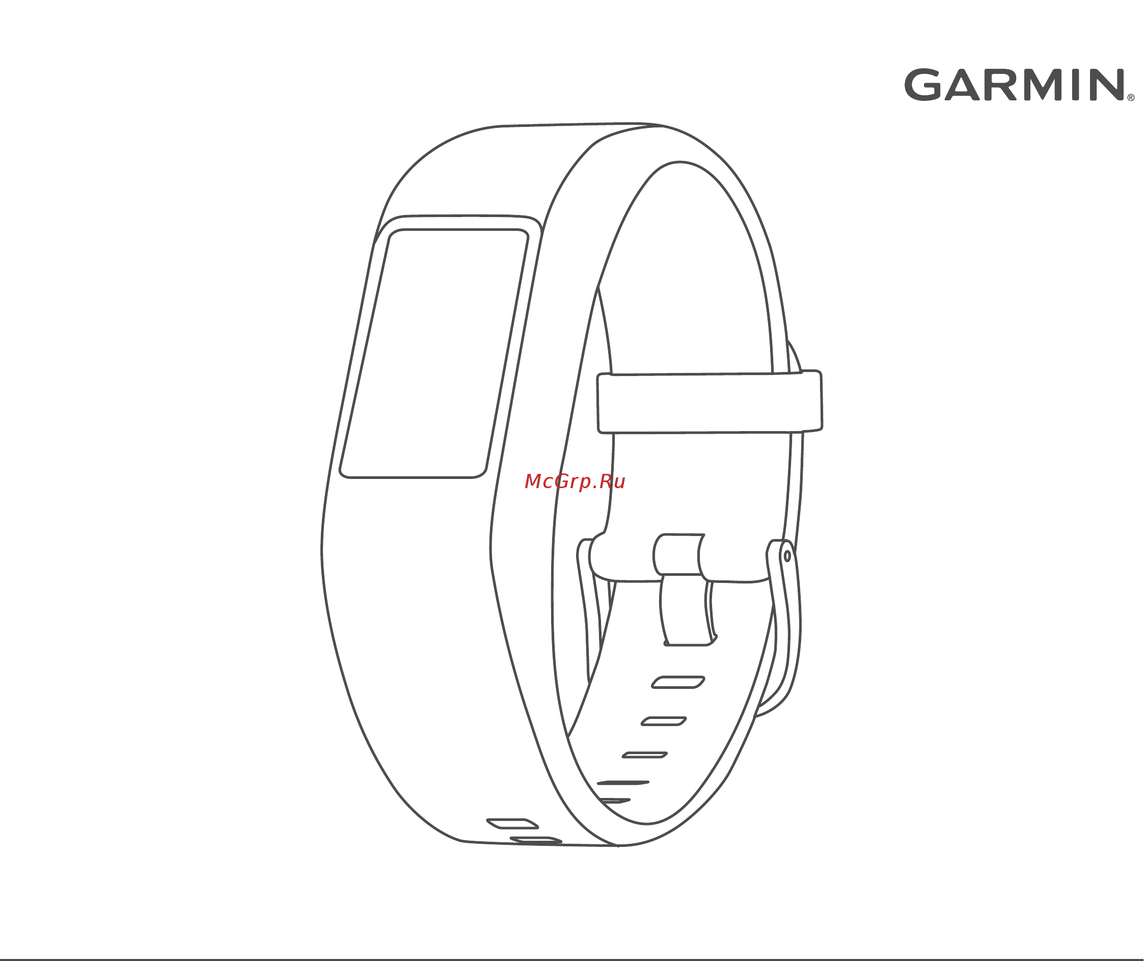 Garmin Vivosport GPS Slate L (010-01789-22) Инструкция по эксплуатации онлайн