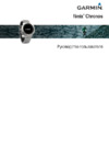 Garmin Fenix Chronos with Leather Band (010-01957-00) Инструкция по эксплуатации