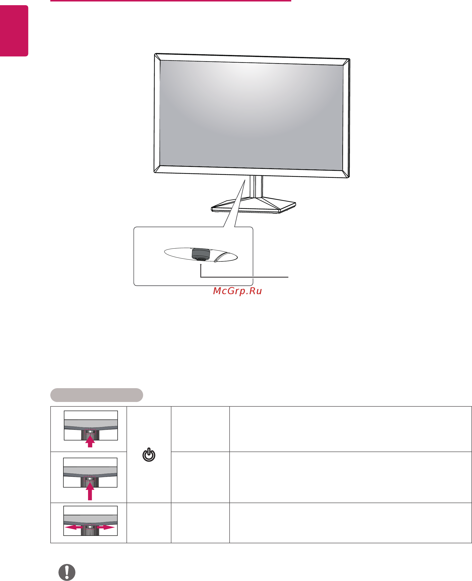 LG 22MK400A-B [6/28] Использование кнопки джойстика