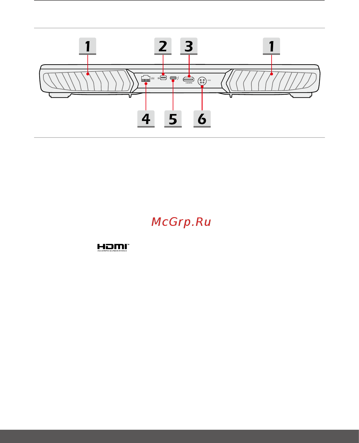 MSI GT75 8RG-070RU 9S7-17A311-070 [19/68] Вид сзади