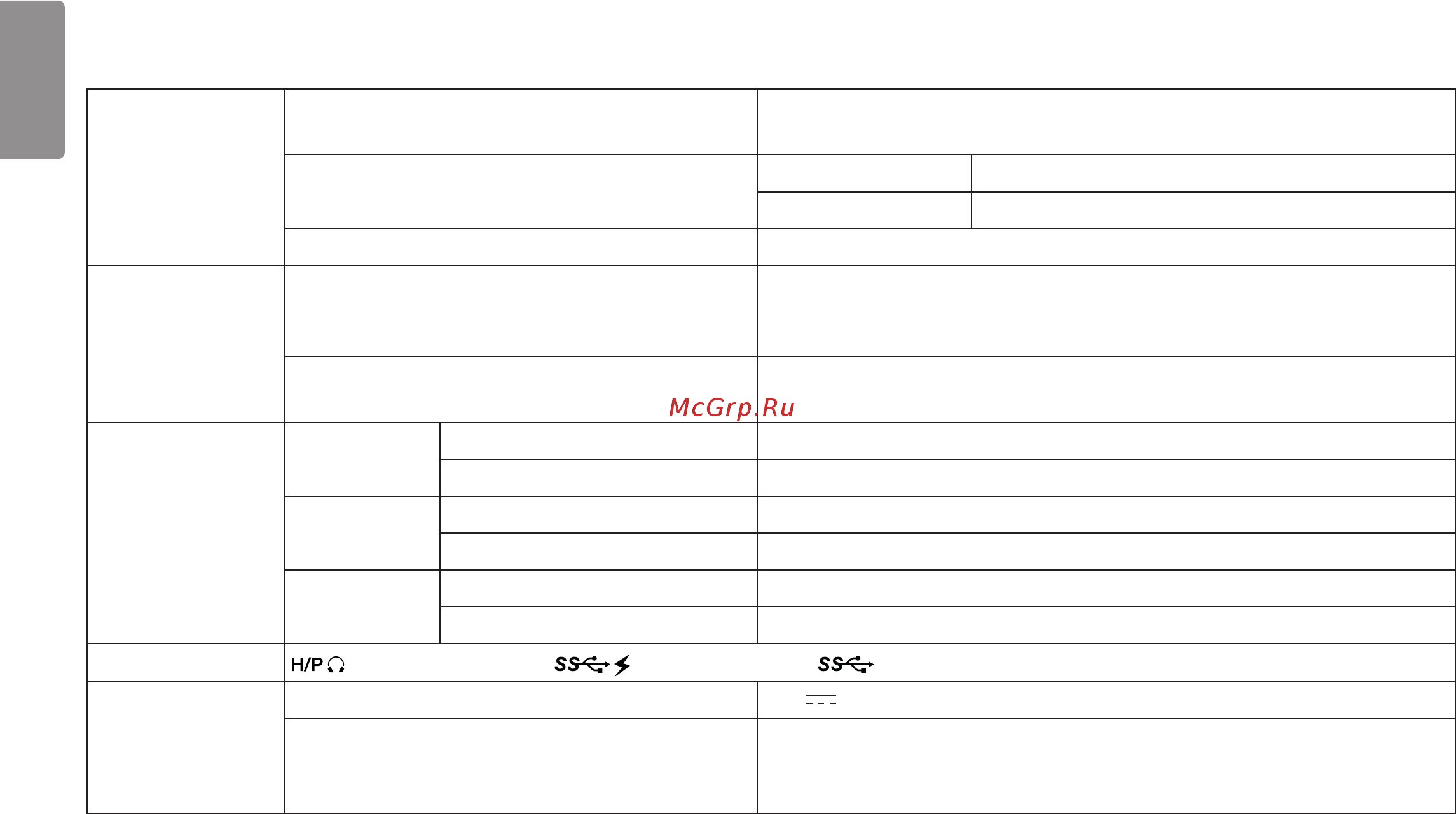 LG 32GK850G-B [40/44] Технические характеристики