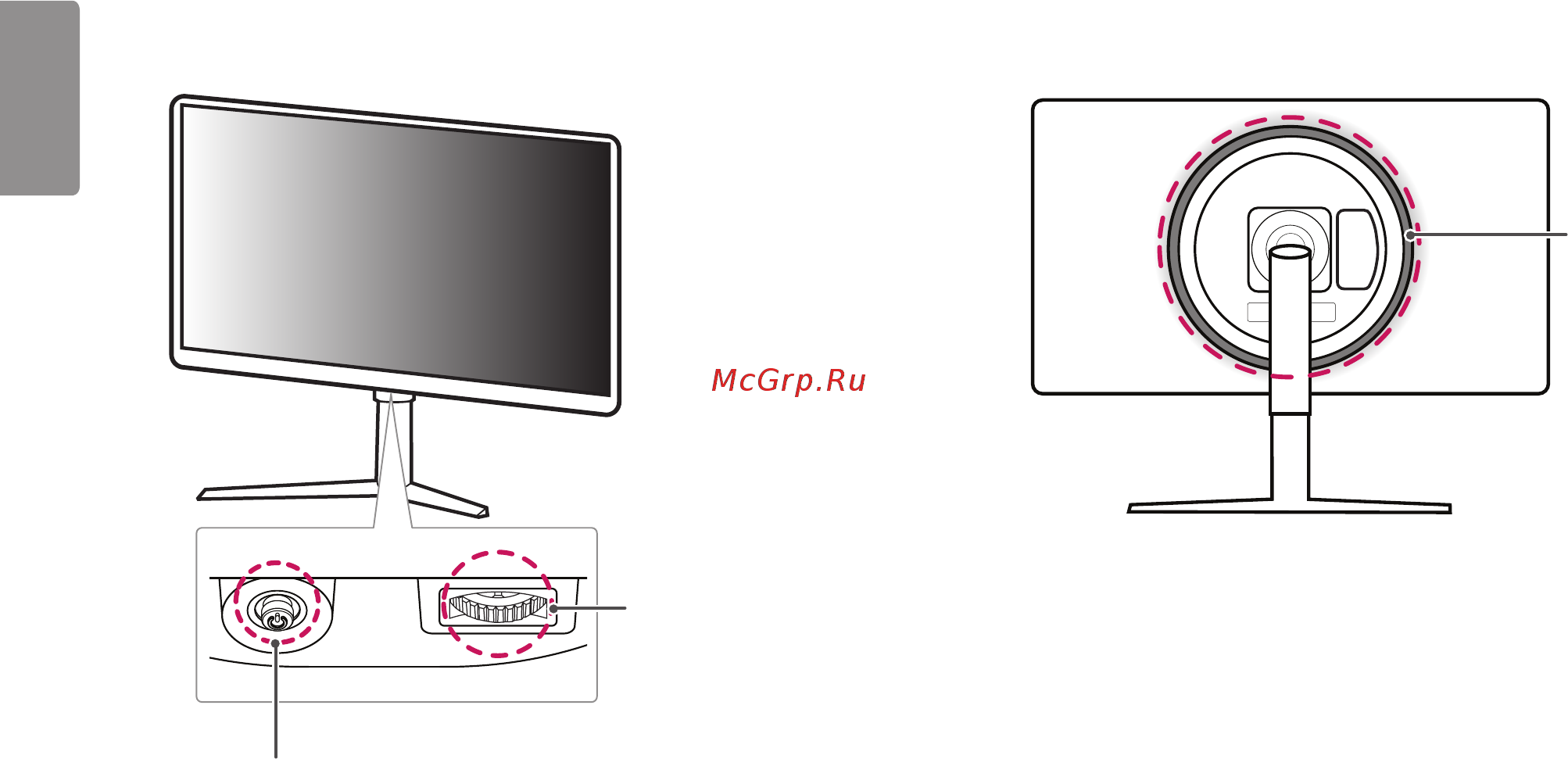 LG 32GK850G-B [6/44] Описание продукта и функций кнопок