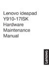 Lenovo Y910-17ISK 80V1000RRK Инструкция по эксплуатации