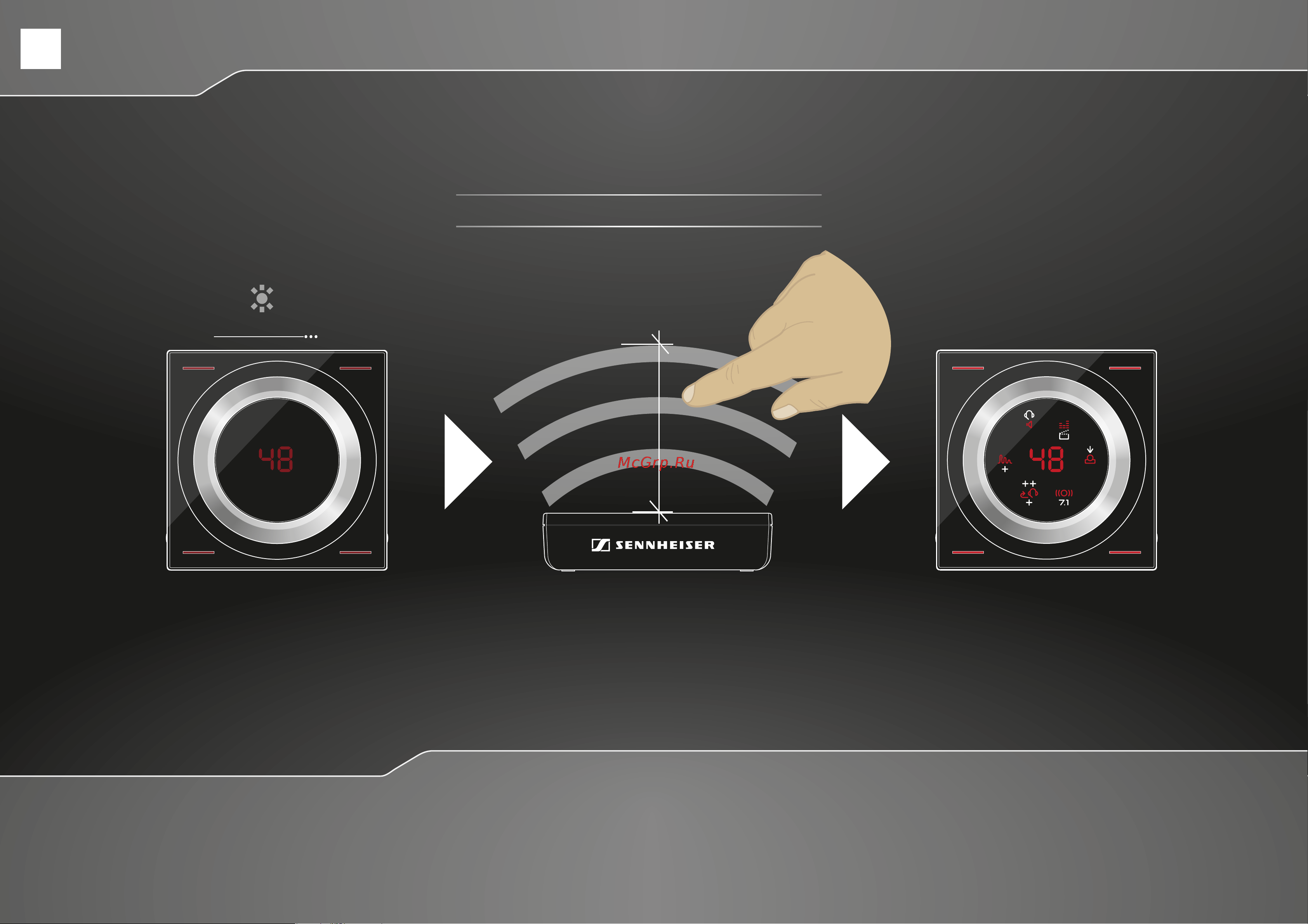 Sennheiser GSX 1200 Pro [17/32] Activating the screen