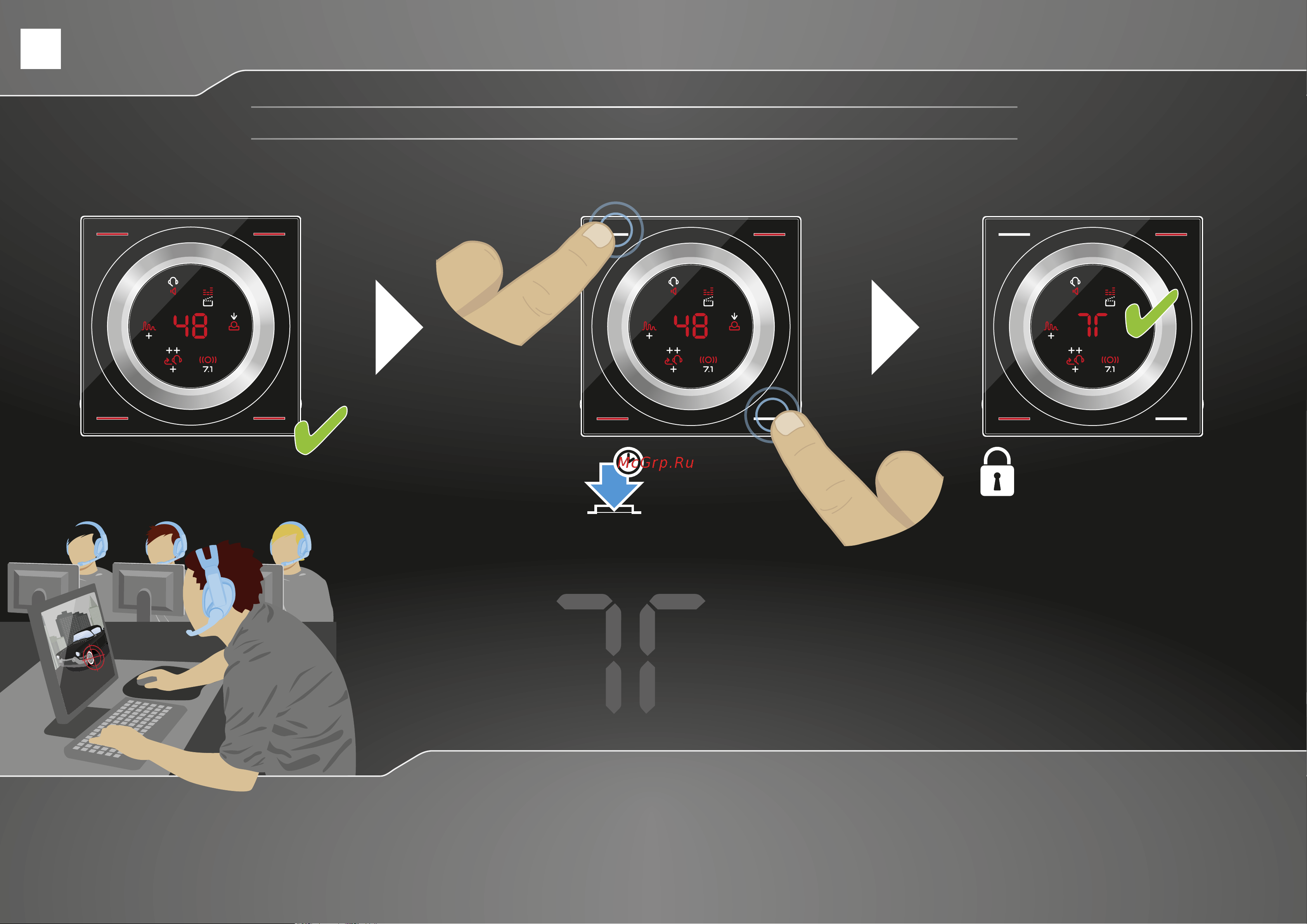 Sennheiser GSX 1200 Pro [27/32] Using the tournament mode