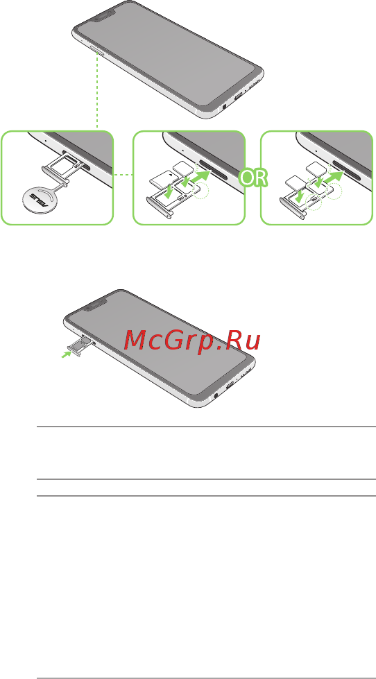 Asus ZS620KL-2A031RU [6/25] Установка карты nano sim microsd