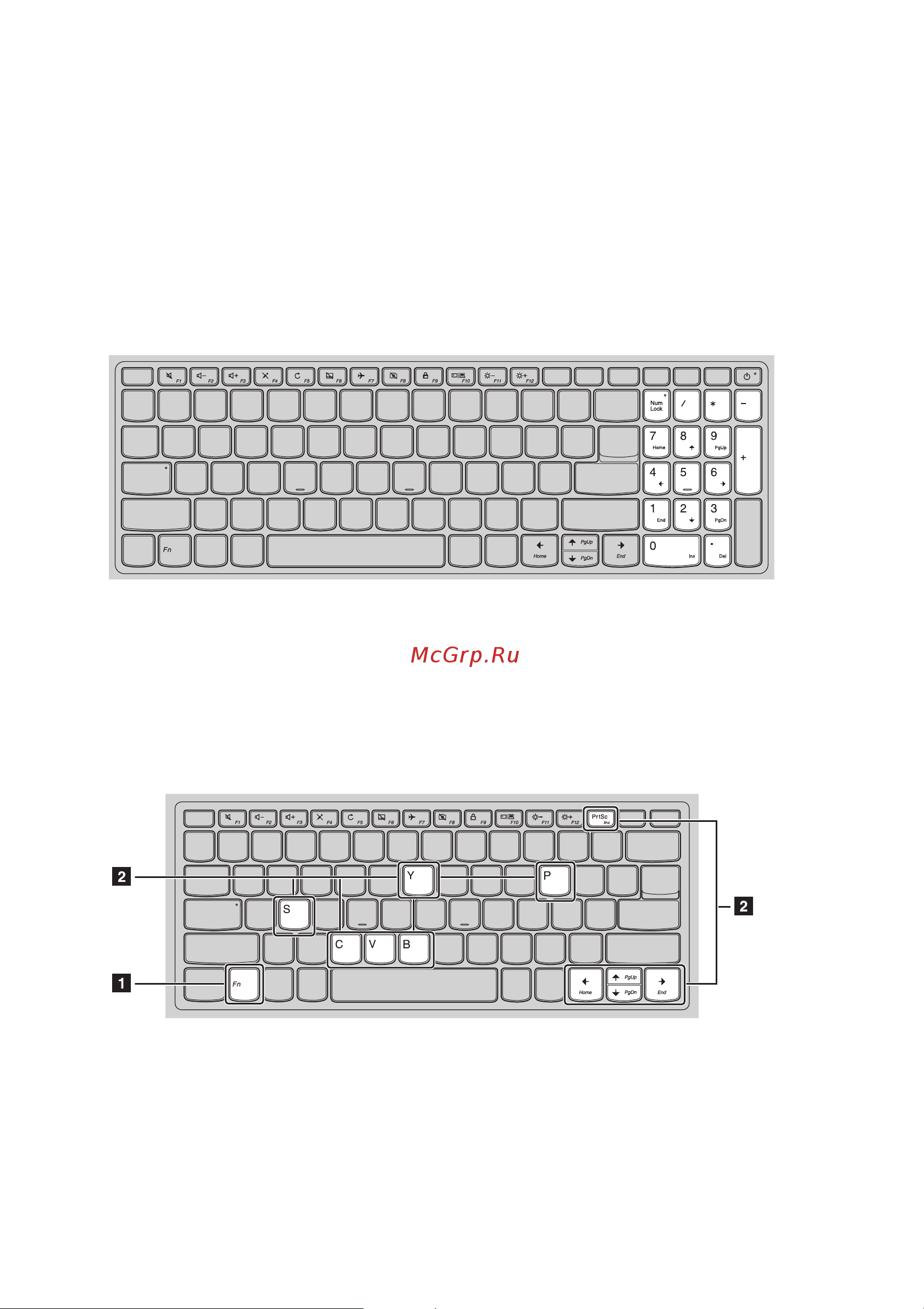 Lenovo IdeaPad 330-15ARR (Touch) [10/40] Сочетания функциональных клавиш