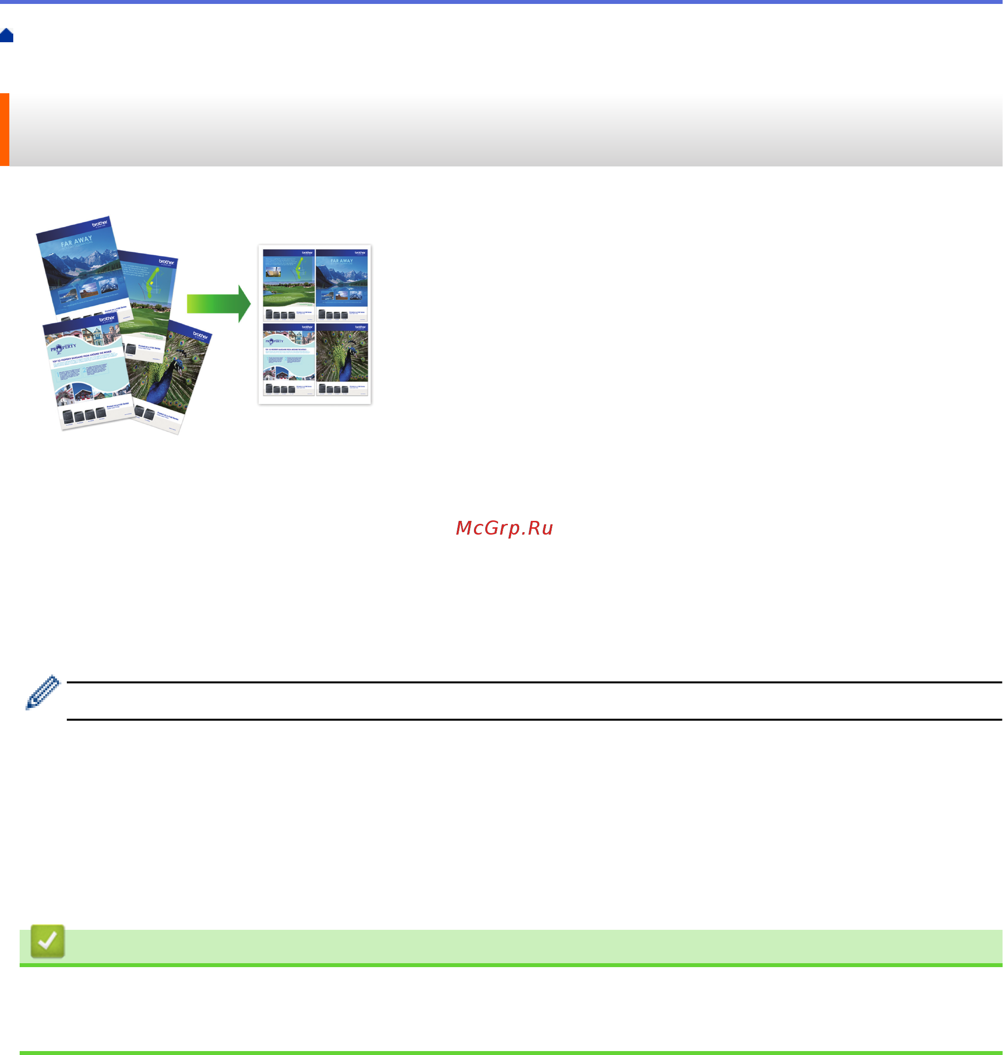 Brother DCP-T510W InkBenefit Plus [65/562] Печать нескольких страниц на одном листе бумаги n на 1 window