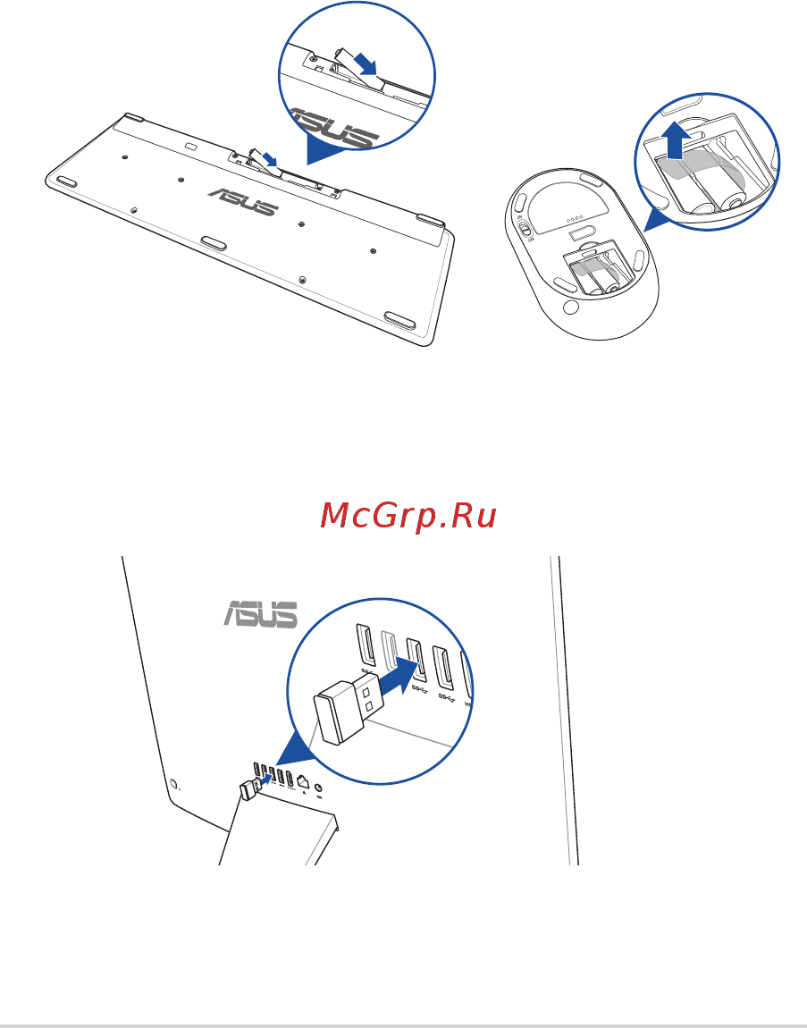 Asus Vivo AiO V241ICUK-WA101T [20/62] Подготовка моноблочного компьютера к работе