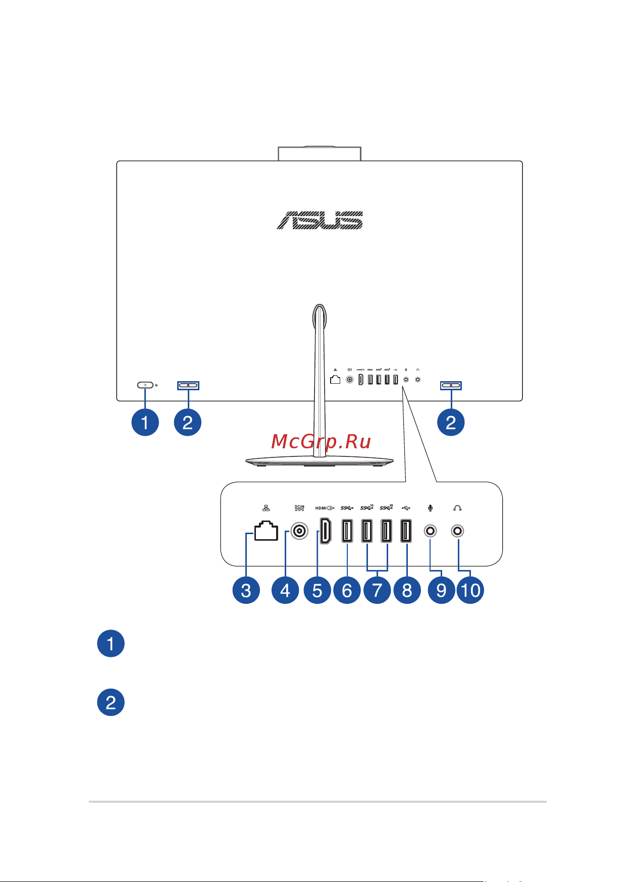 Asus Zen ZN242GD ZN242GDK-BA015T [15/66] Вид сзади