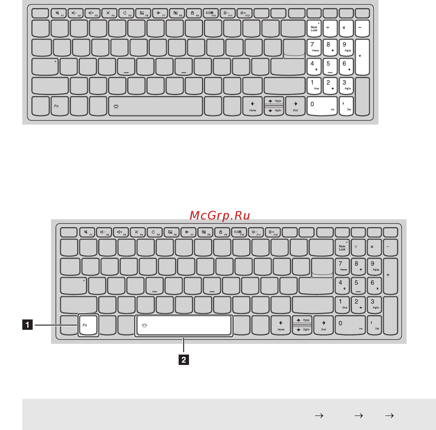Lenovo IdeaPad 330S-15IKB (GTX1050) [7/30] Использование клавиатуры