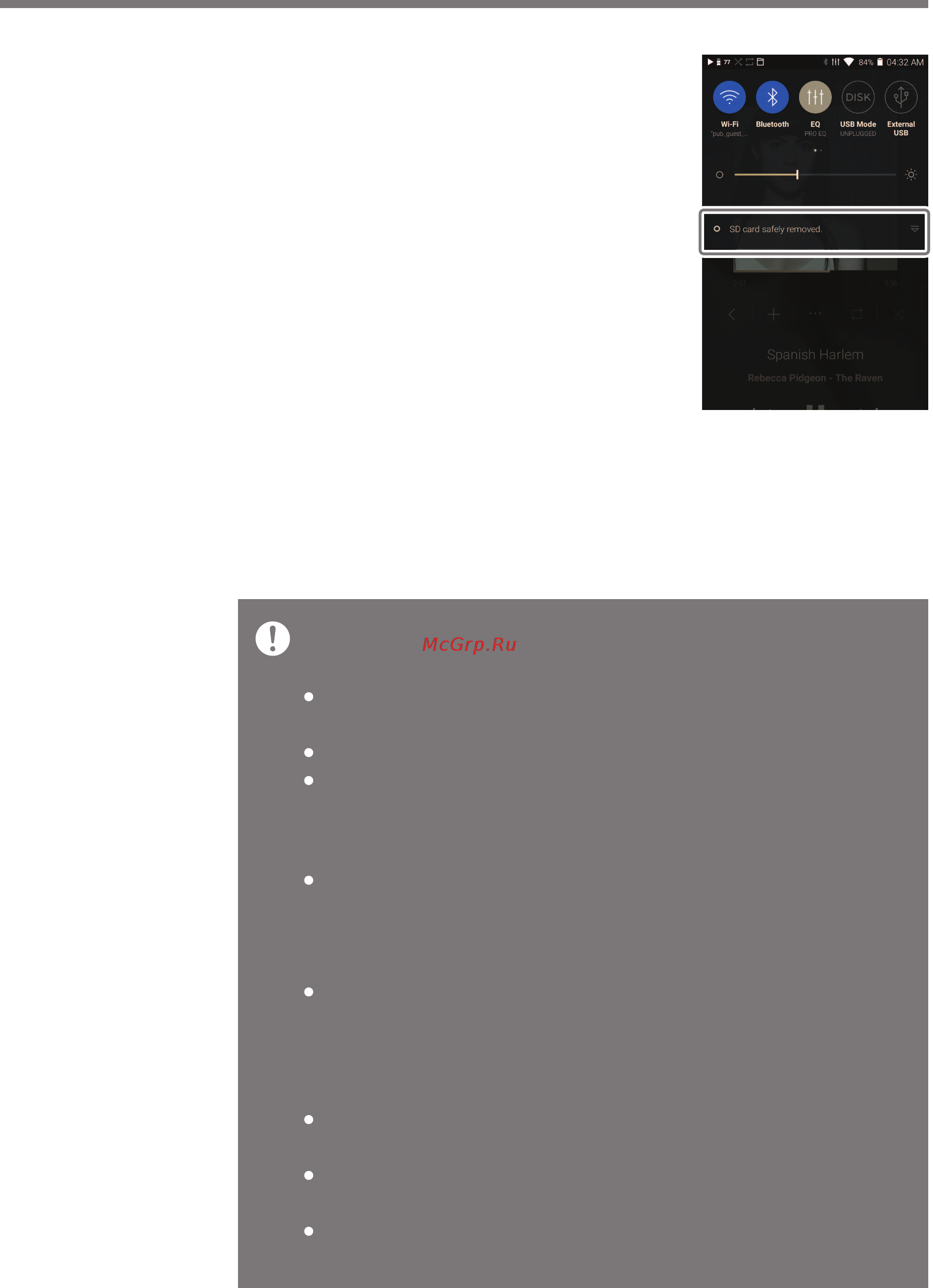 Astell&Kern SP1000 Black [12/58] User guide