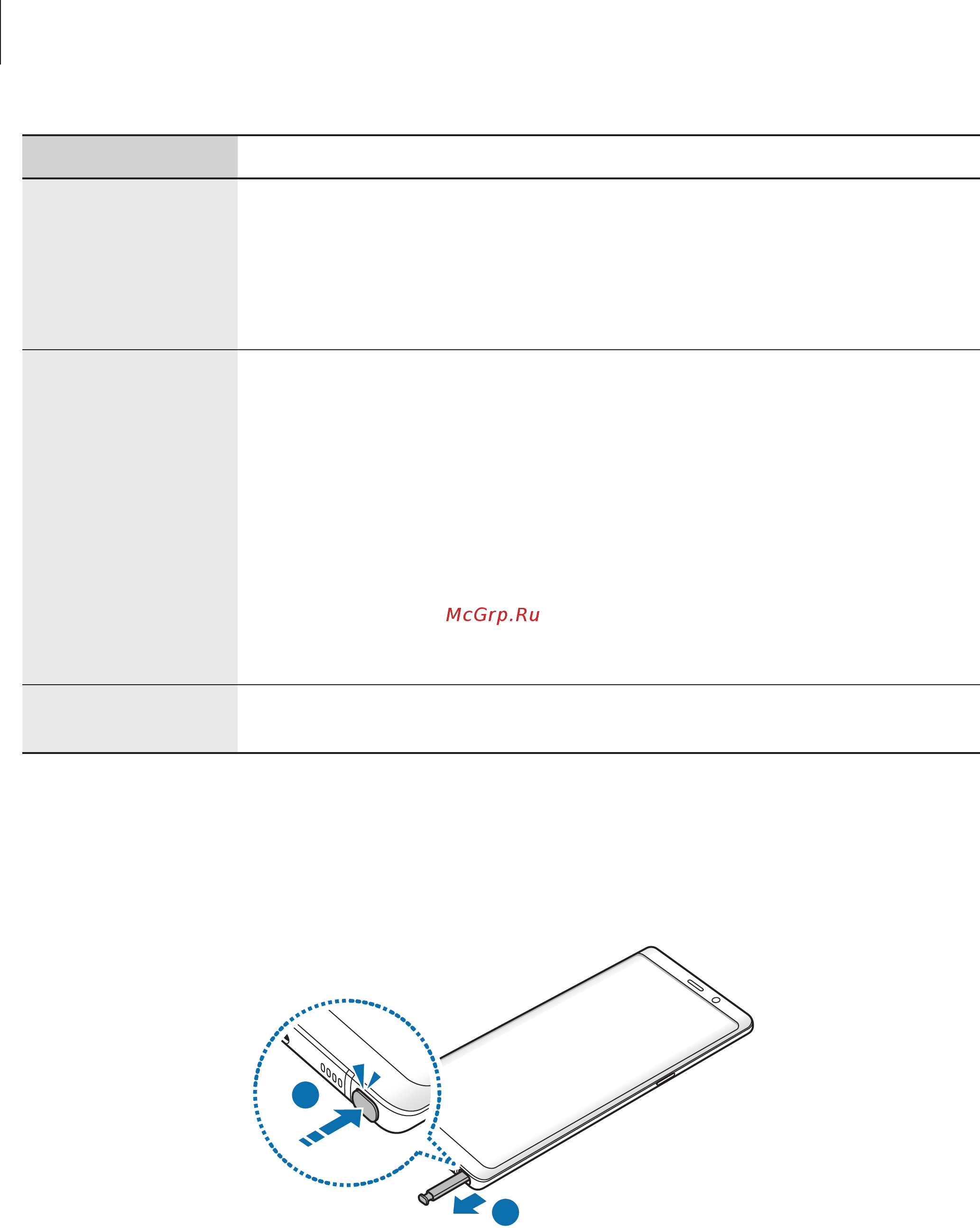 Samsung Galaxy Note 9 128Gb Черный [15/303] Отсоединение пера s pen