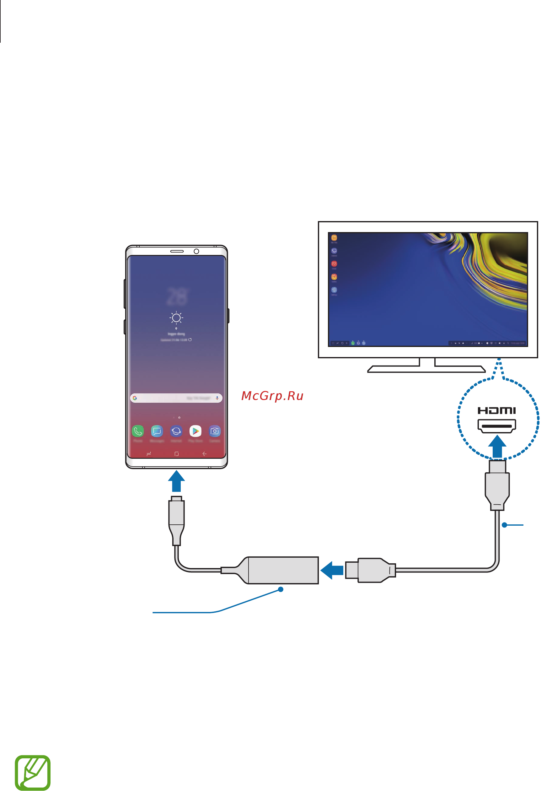Samsung Galaxy Note 9 128Gb Черный [207/303] Запуск режима samsung dex