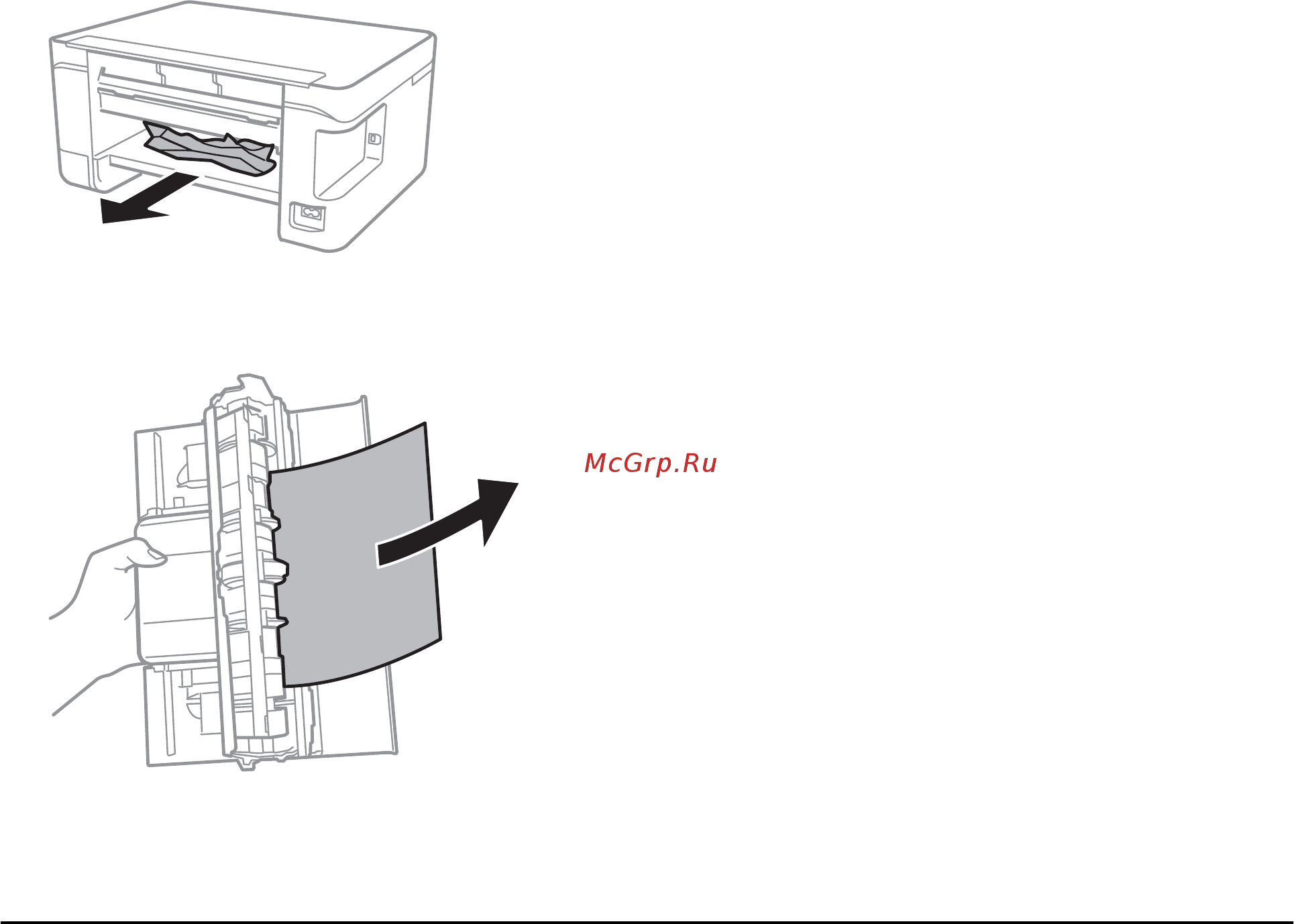 Epson L4160 [134/179] Бумага подается неправильно
