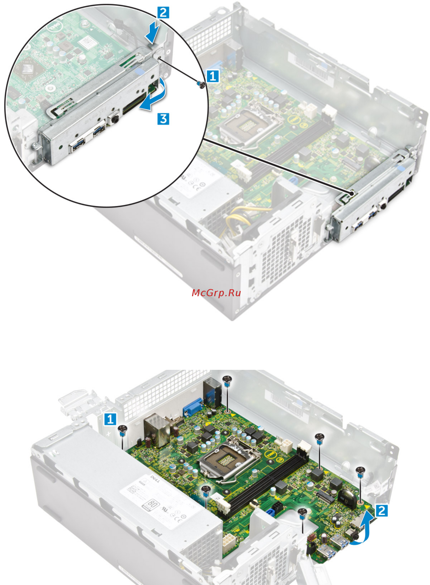 Dell Vostro 3268-4841 [28/67] Установка системной платы