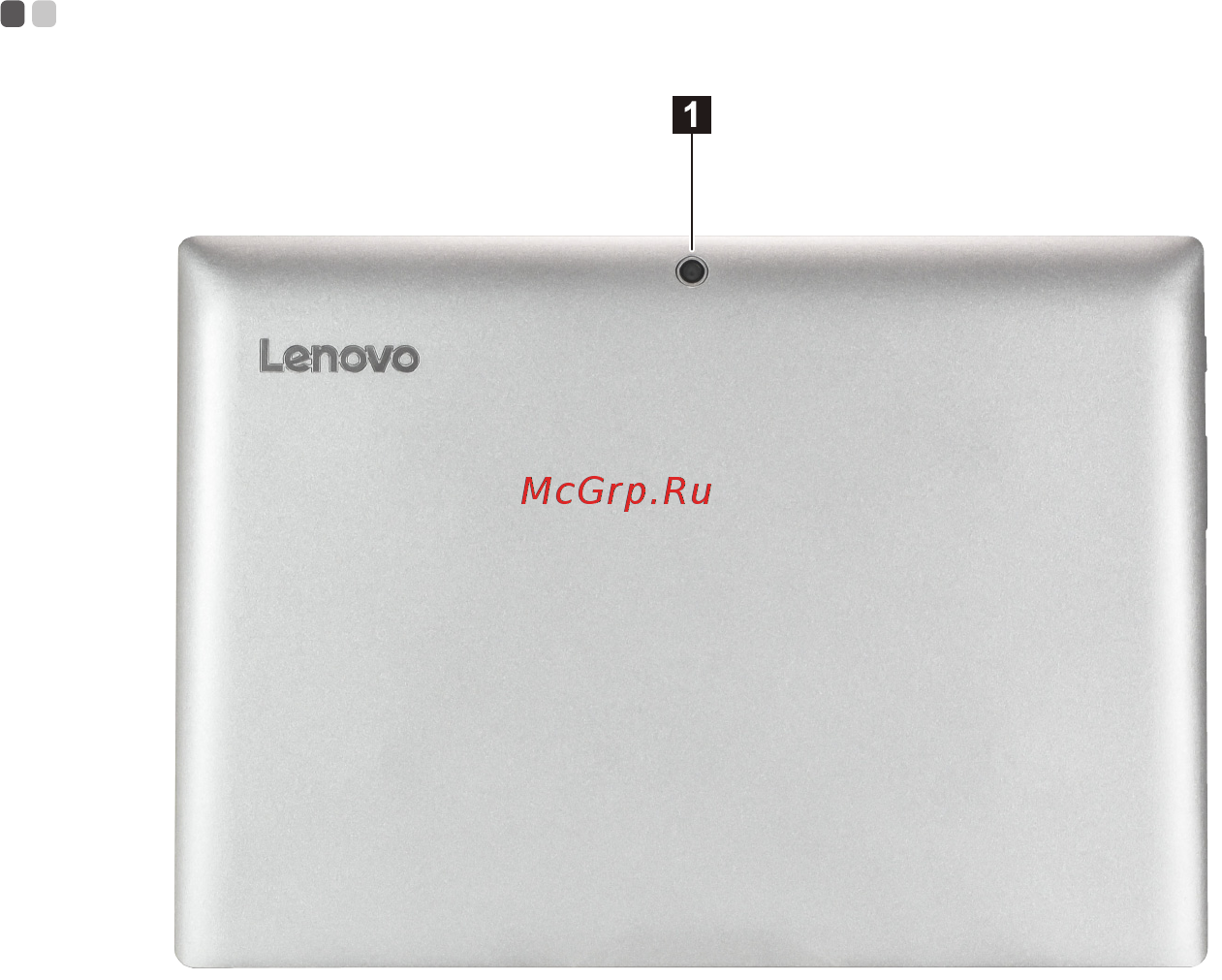 Lenovo Miix 320-10ICR 80XF00MGRU [13/36] Вид сзади