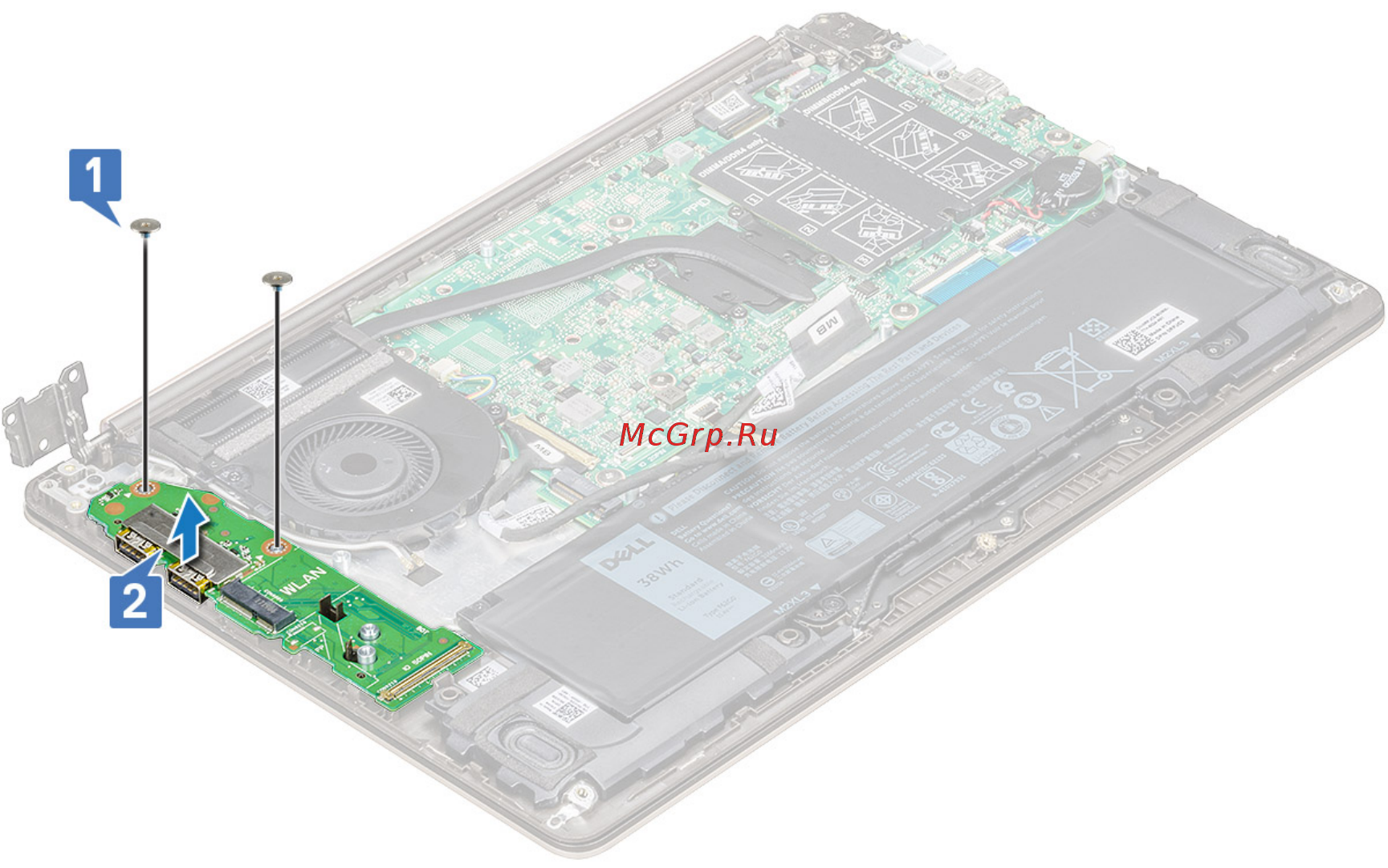 Dell Vostro 5370-7994 [21/80] Кнопка питания