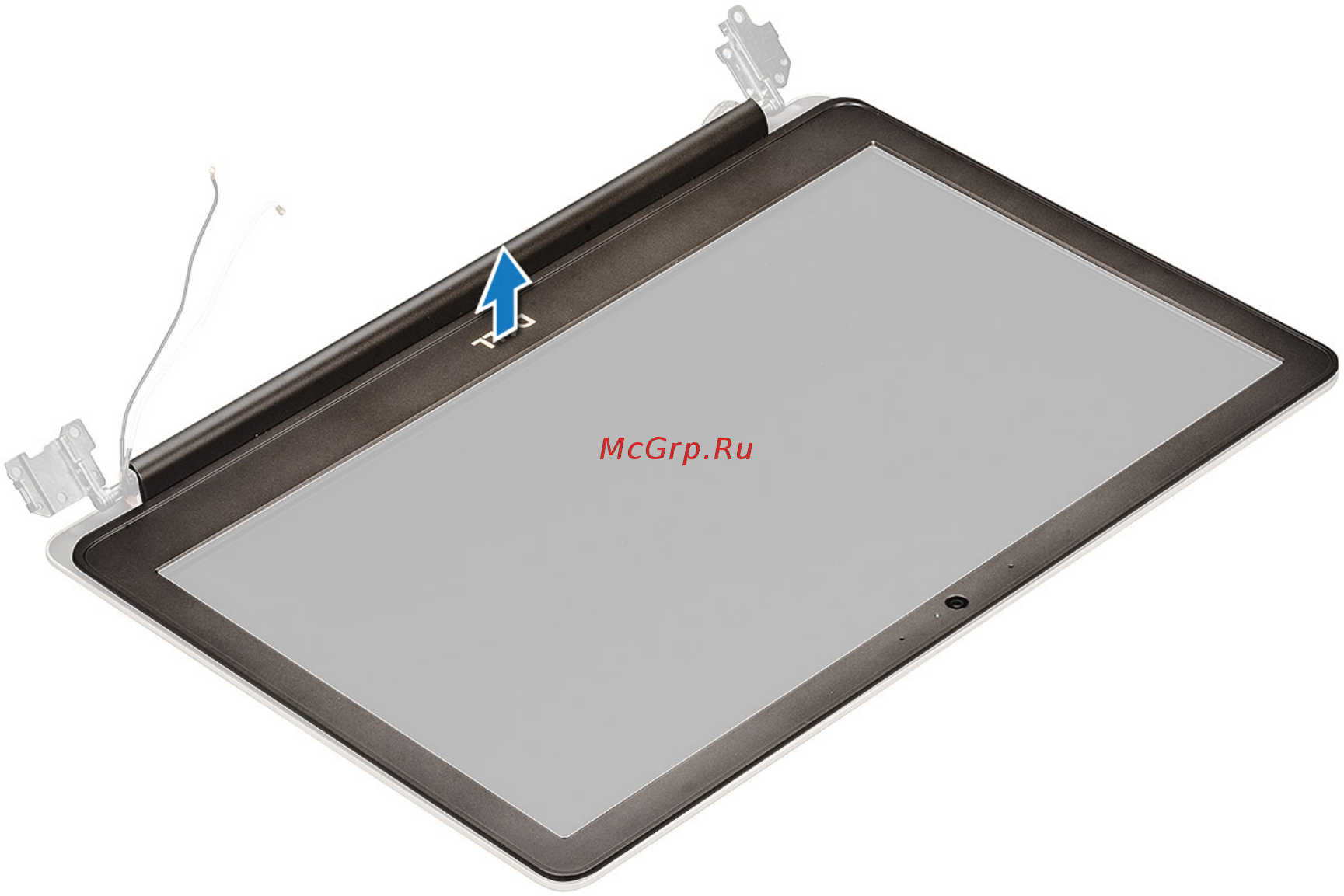 Dell Vostro 5370-7994 [30/80] Установка лицевой панели дисплея