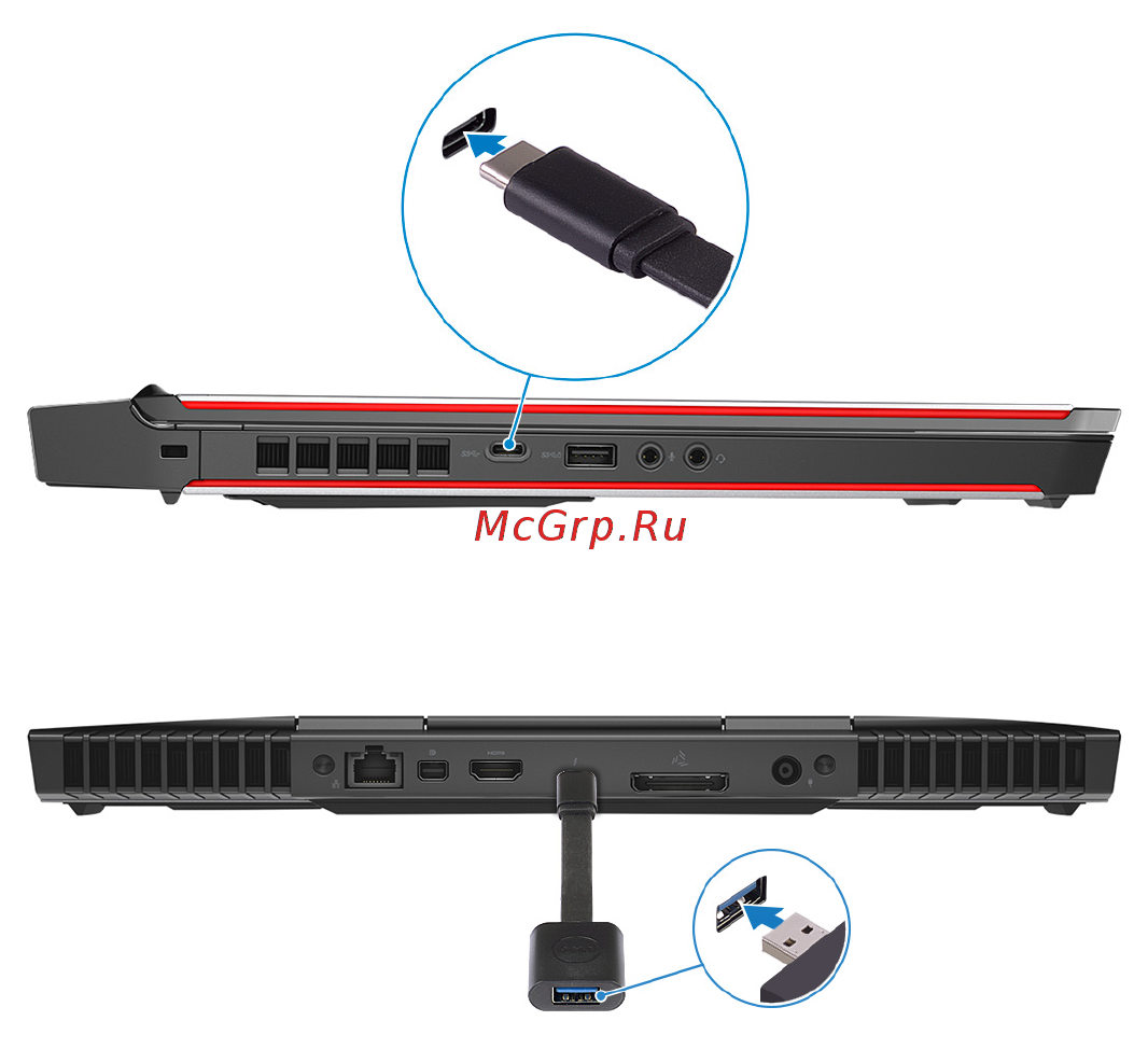 Dell Alienware 15R4-7725 [9/28] Графический усилитель alienware