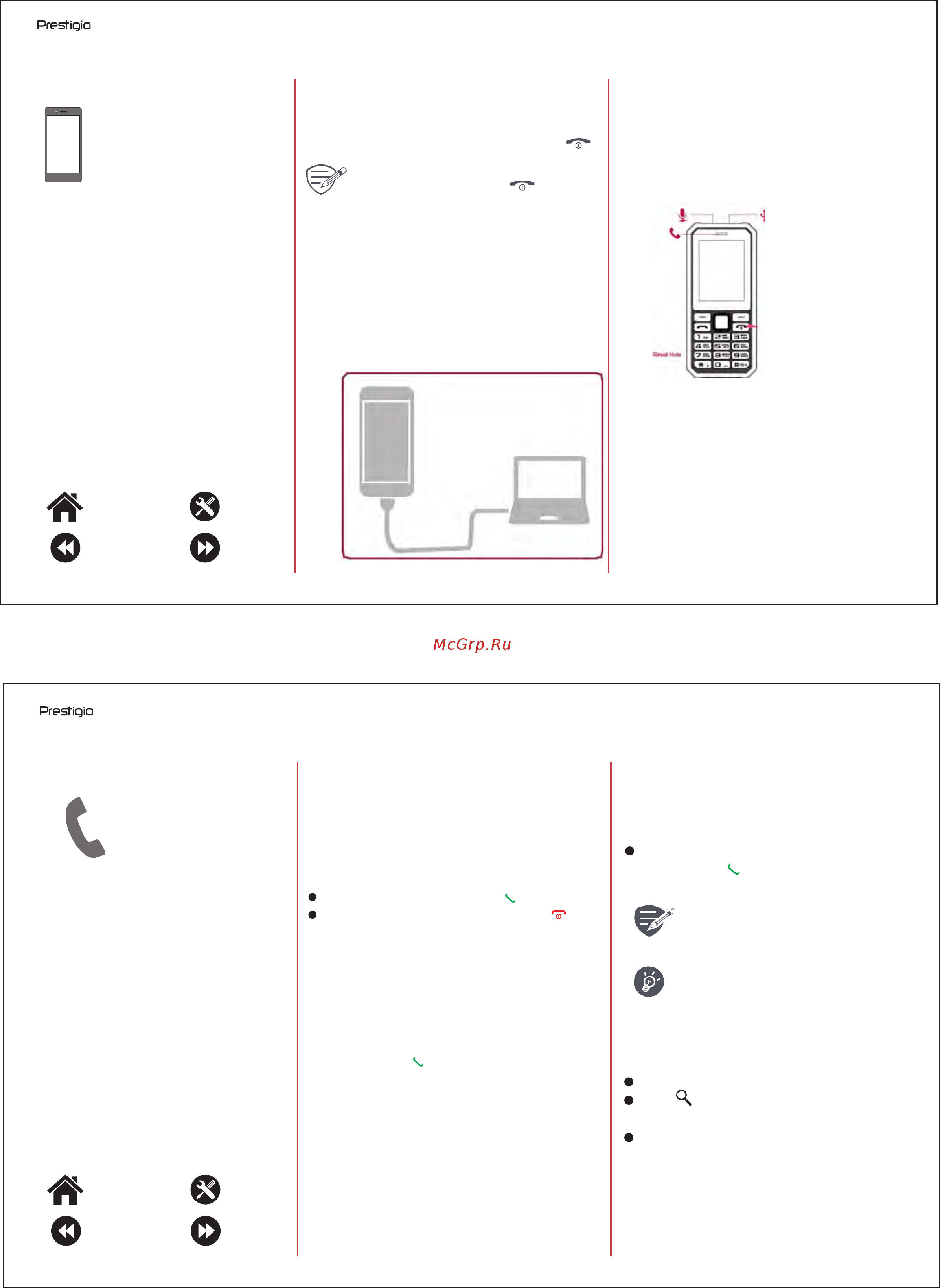 Prestigio Muze F1 Duo Black (PFP1244) [4/8] Включение телефона