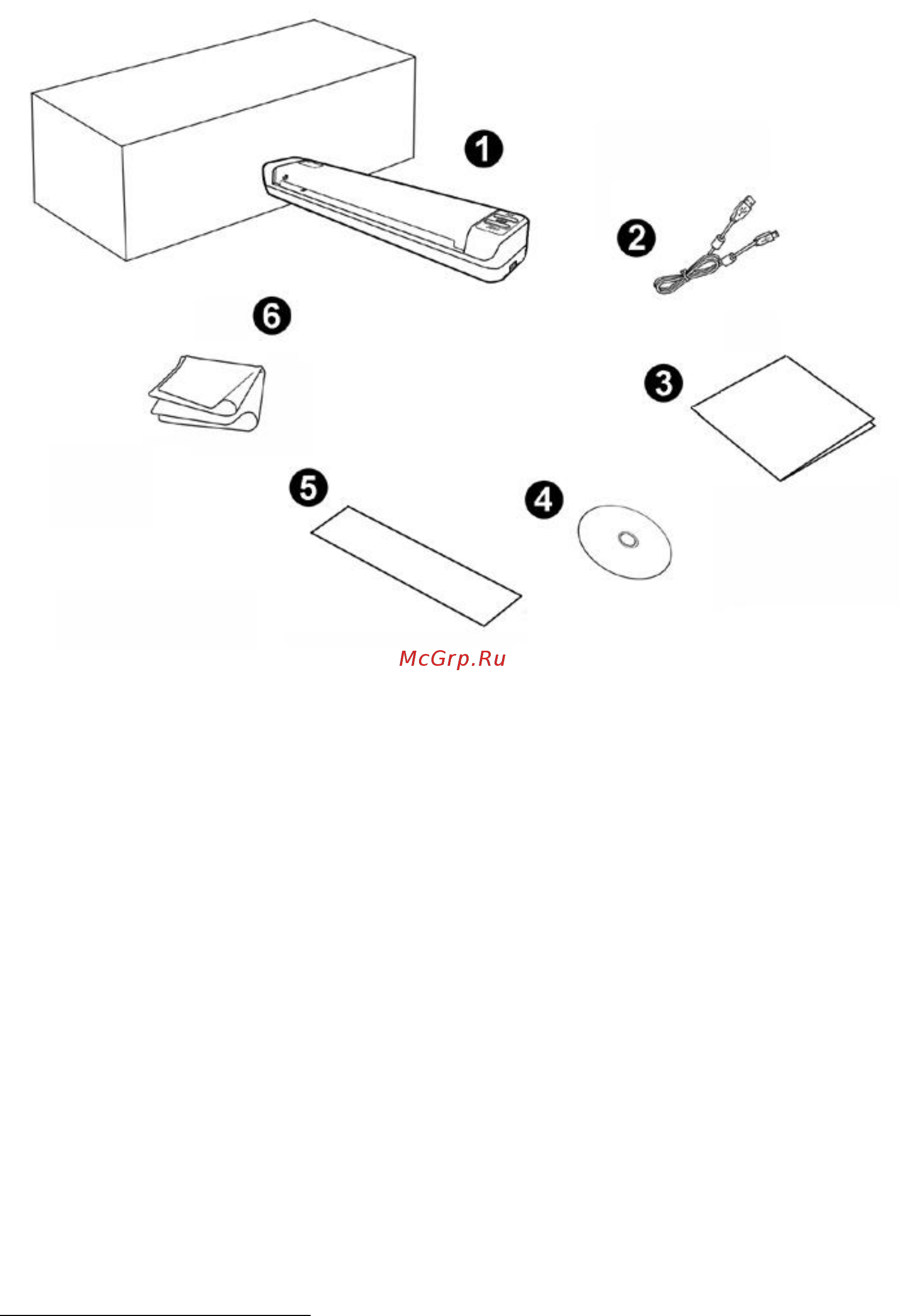 Plustek MobileOffice S410 [7/31] Омплект поставк